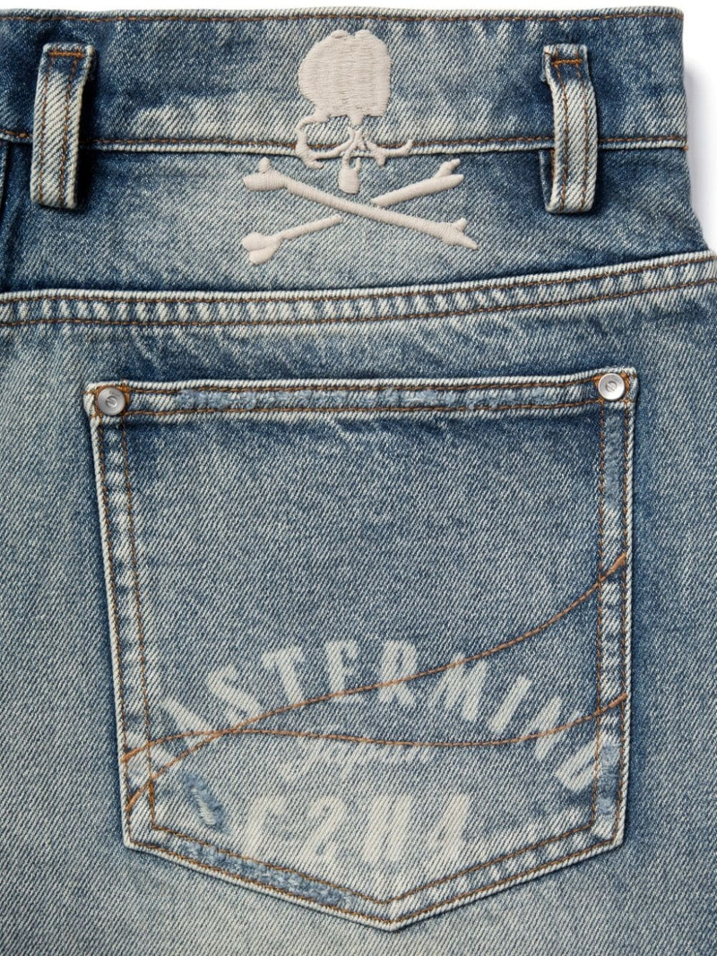 x C2H4 printed wide-leg jeans 3