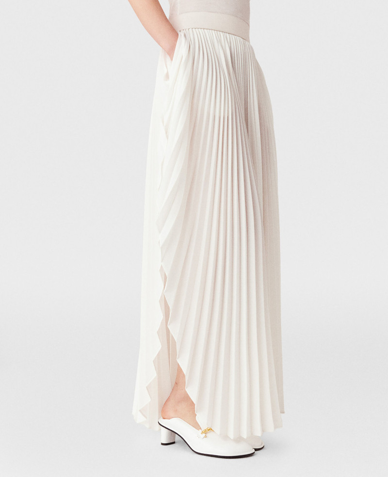 Pleated Mid-Rise Maxi Skirt 1
