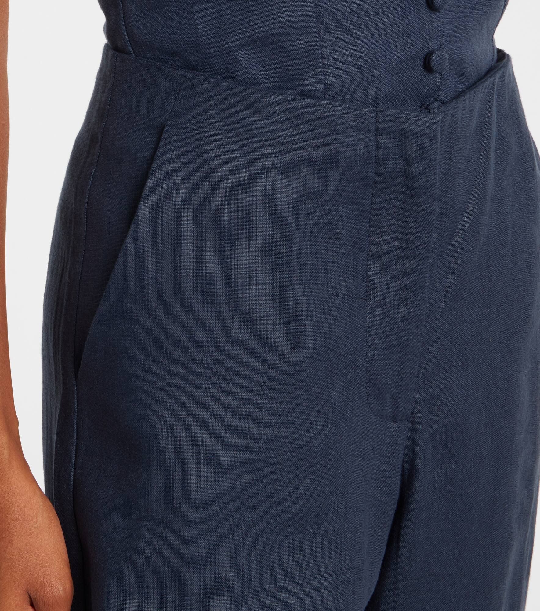 Lulea linen wide-leg pants - 4
