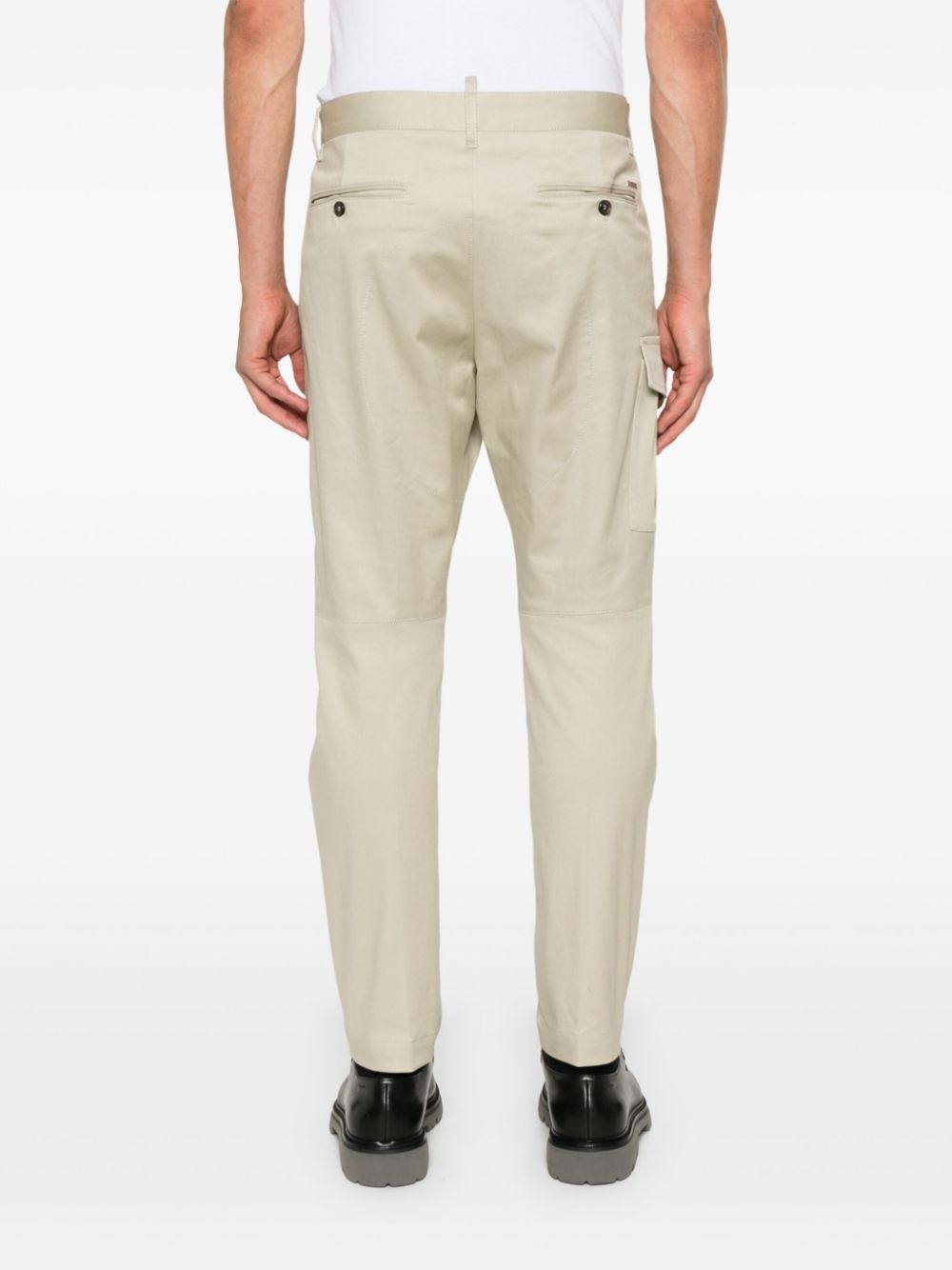 logo-plaque cargo pants - 4