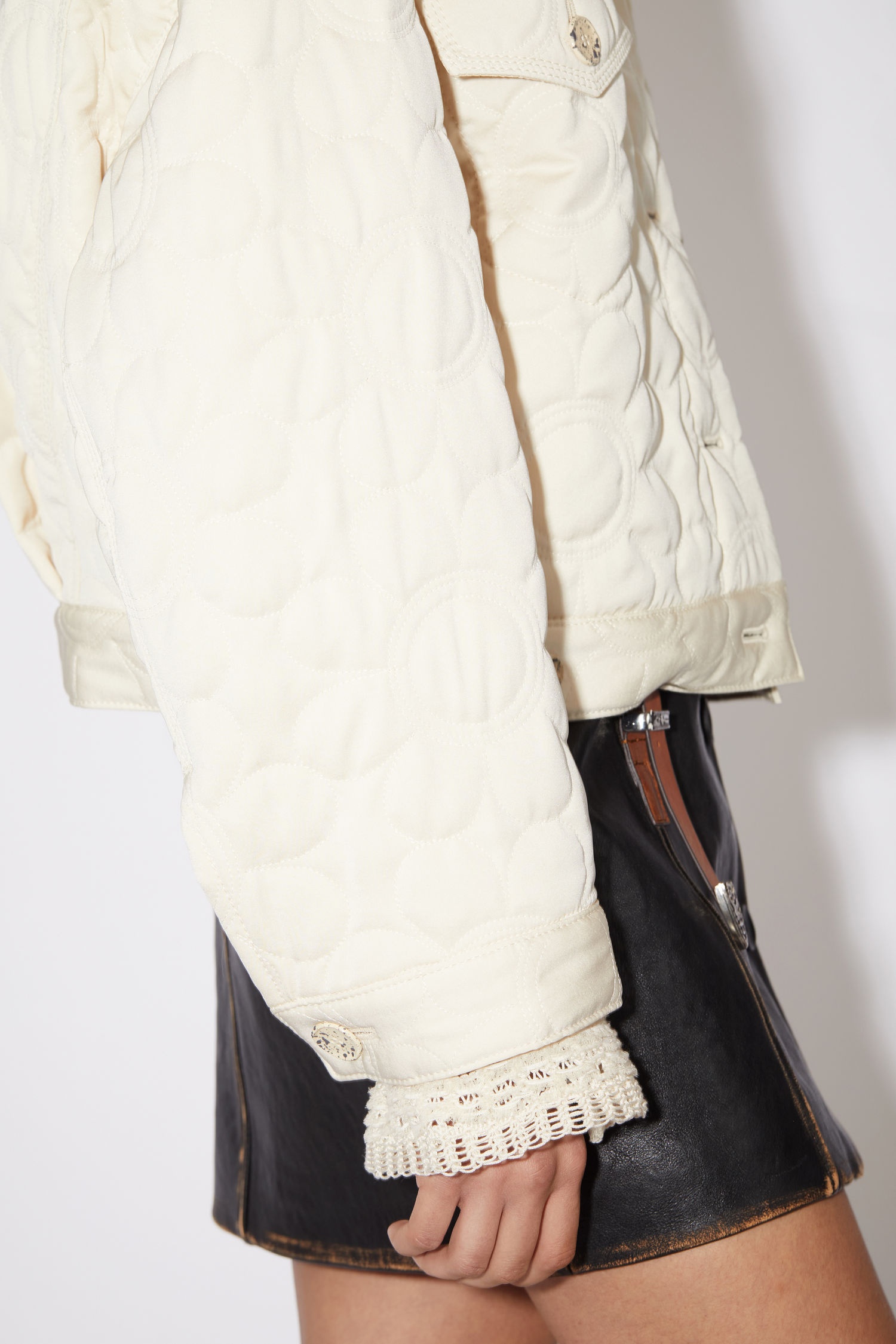 Quilted jacket - Oat beige - 6