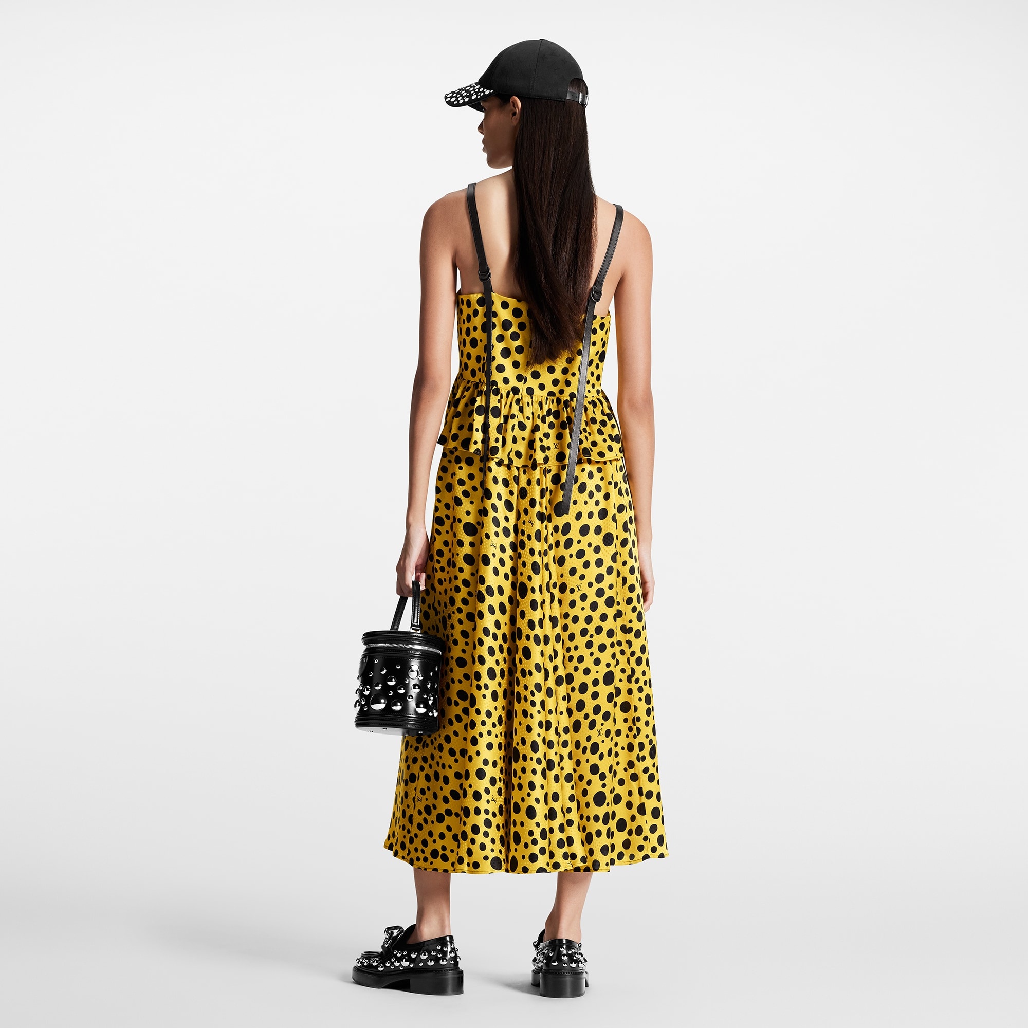 LV x YK Infinity Dots Midi Skirt - 3