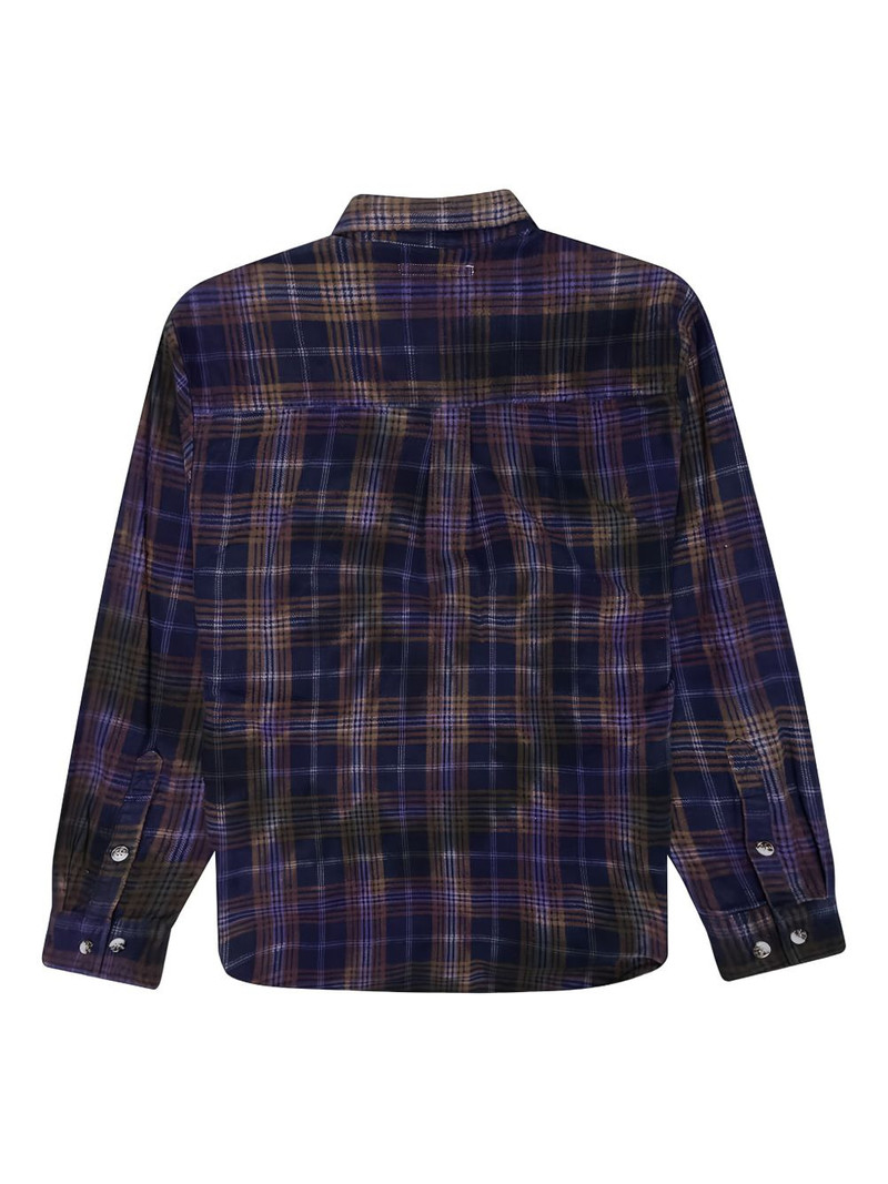 NEEDLES ribbon-detail plaid shirt outlook