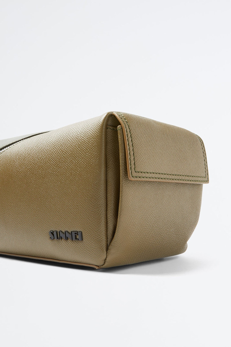 MILITARY GREEN CROSSBODY LABAULETTO BAG 3