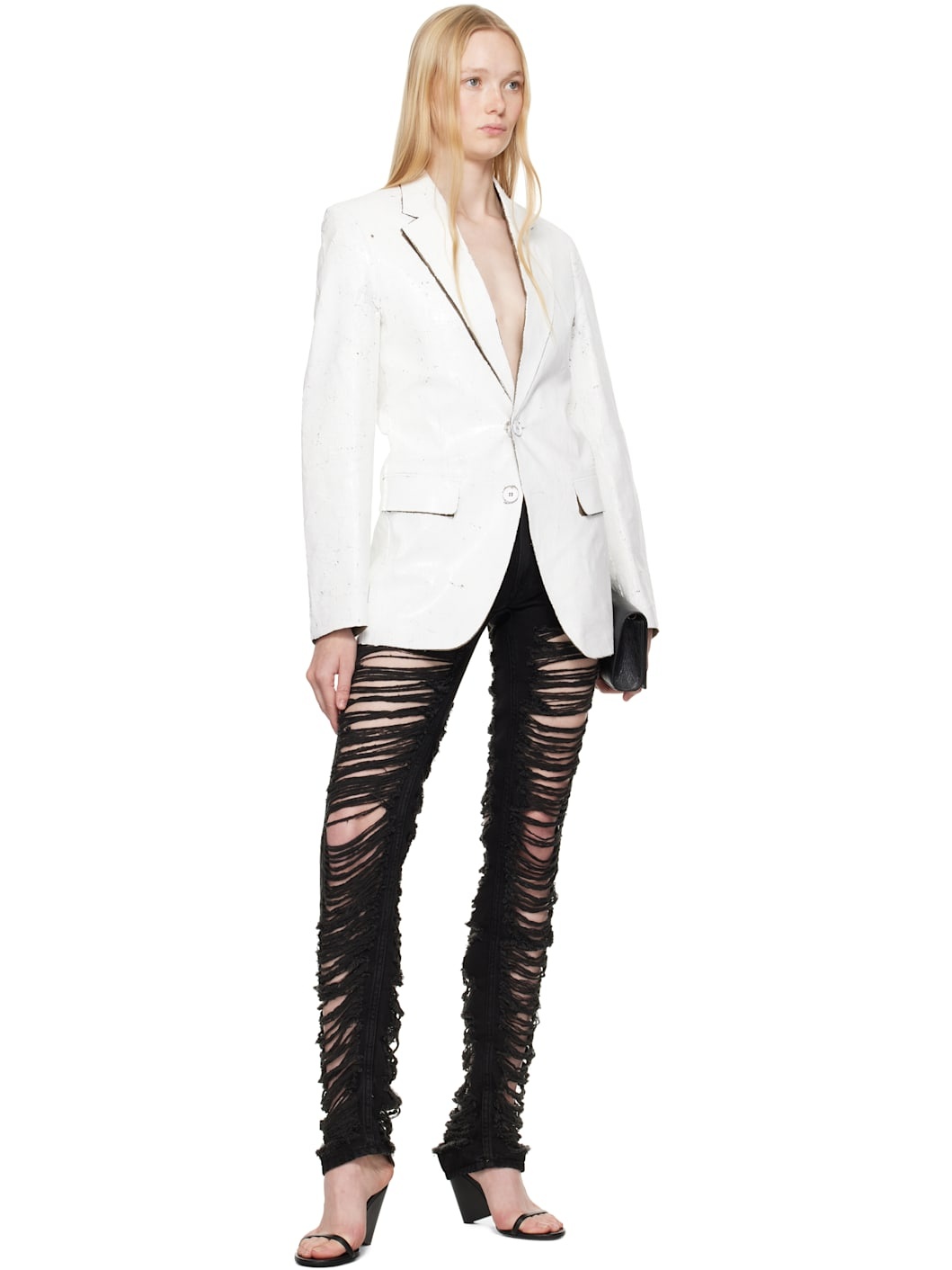 Black 5 Pockets Jeans - 4