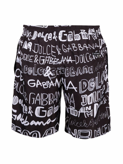 Dolce & Gabbana logo-print swimming shorts outlook