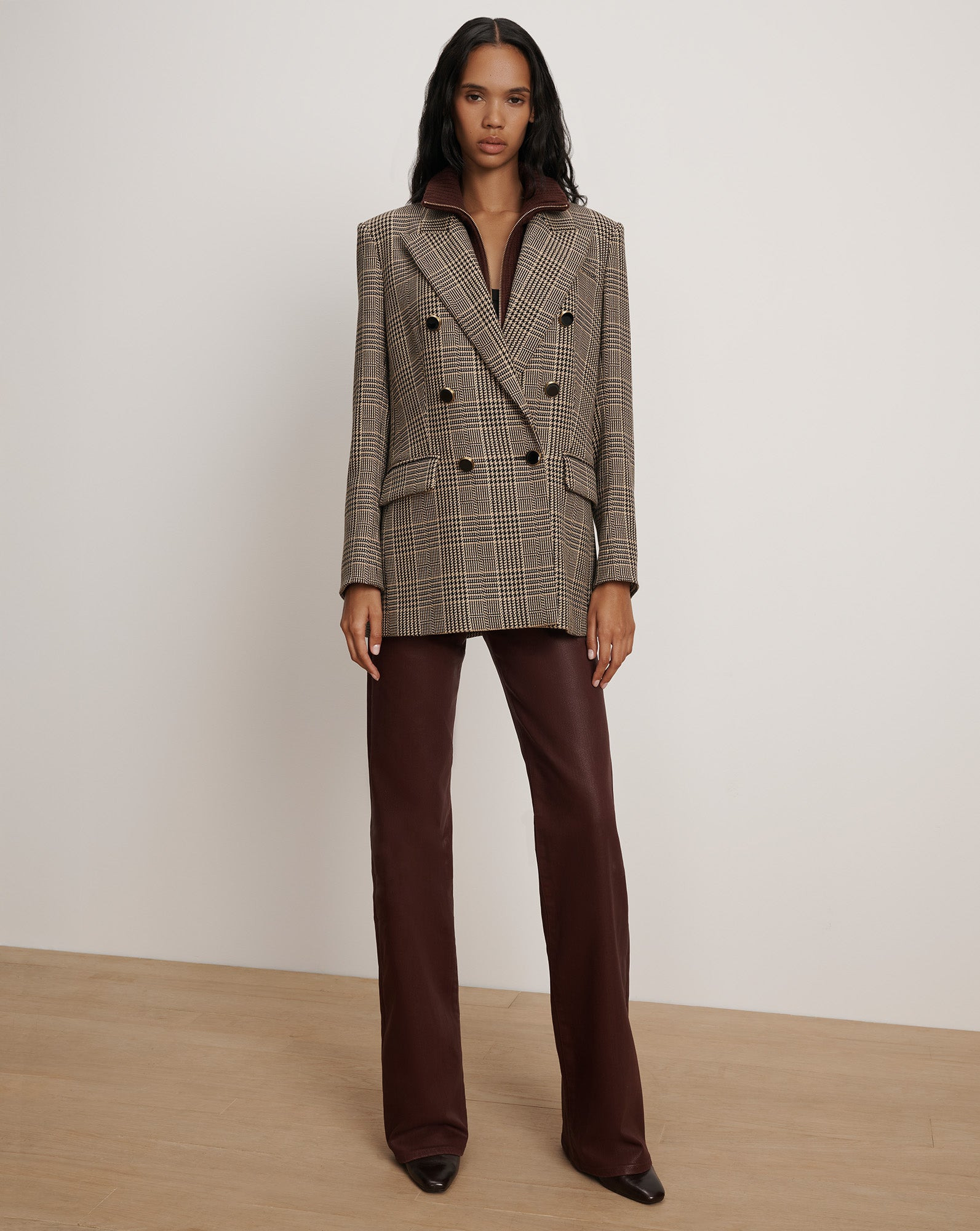 RHYS HOUNDSTOOTH DICKEY JACKET - 6