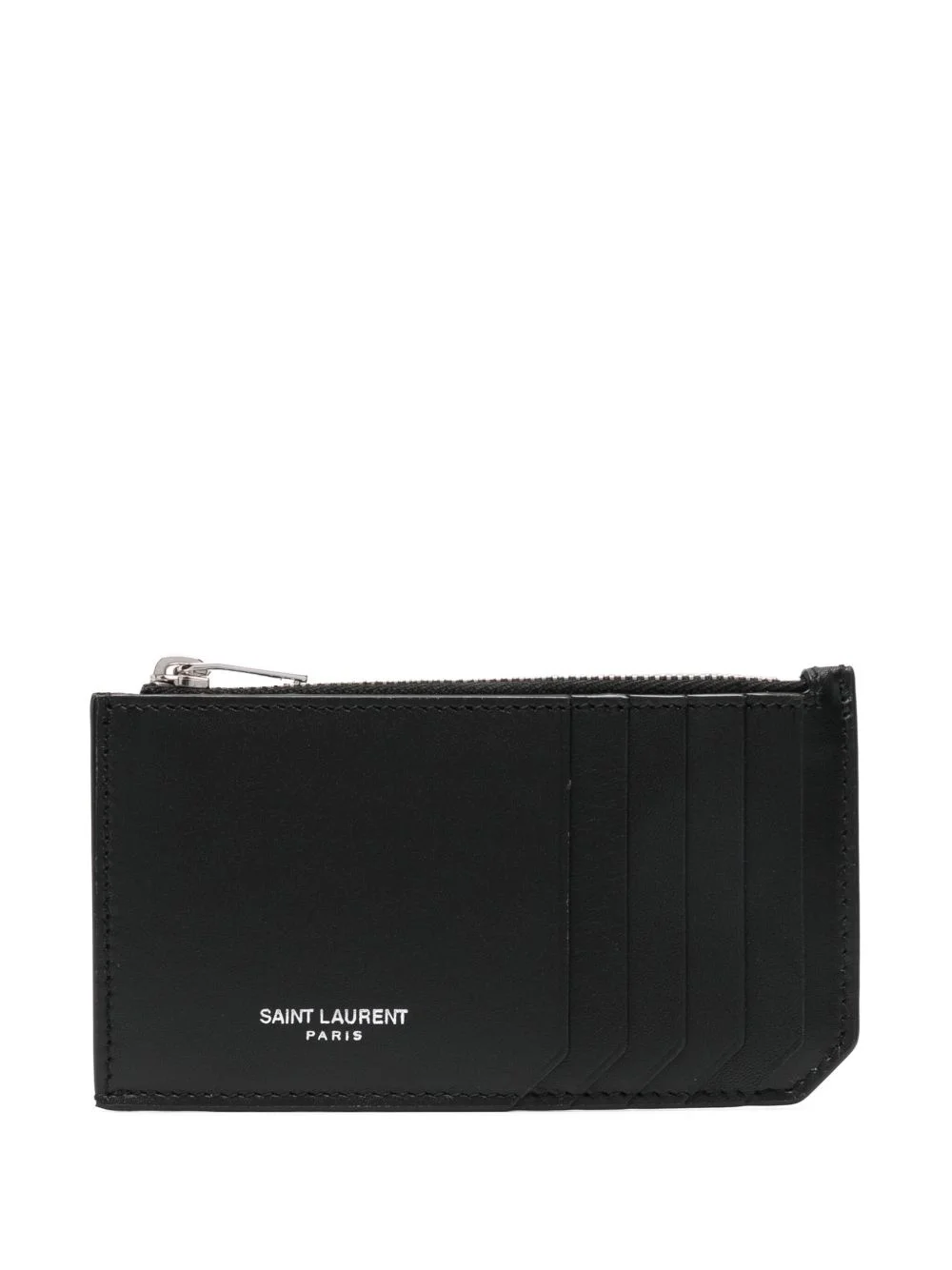 logo-stamp leather cardholder - 1