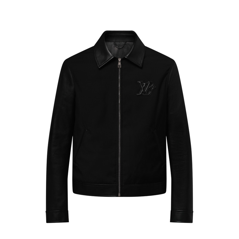 Leather Mix Blouson 1