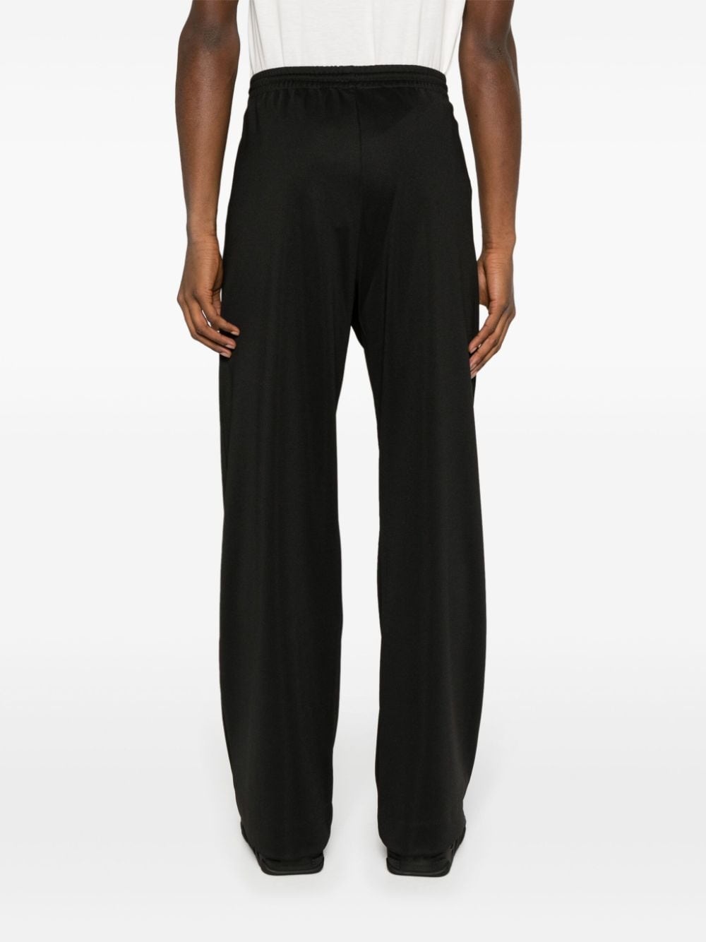 drawstring wide-leg trousers - 4