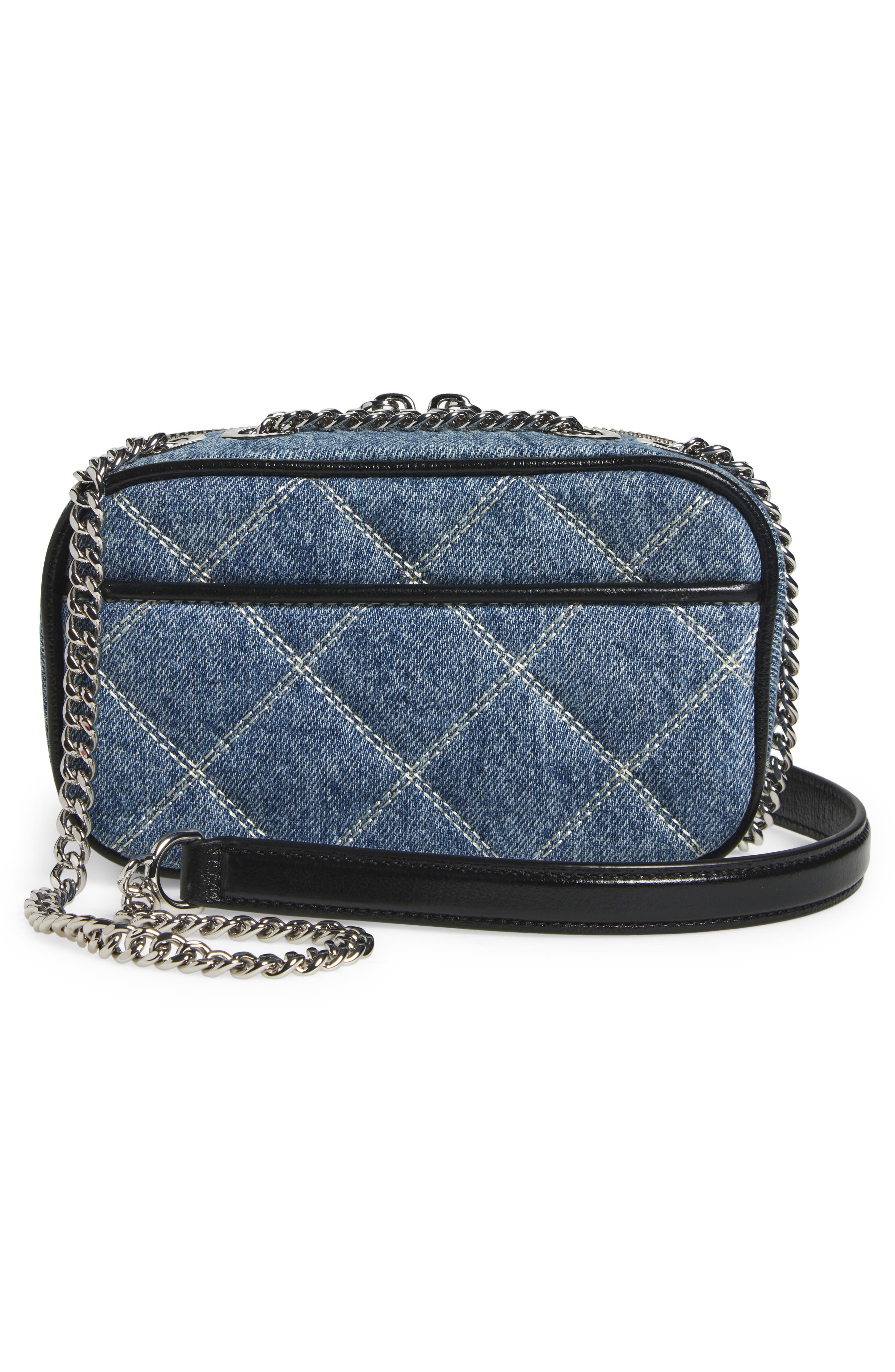 Marc Jacobs The Quilted Denim Softshot Bag in Light Wash Indigo at Nordstrom - 3