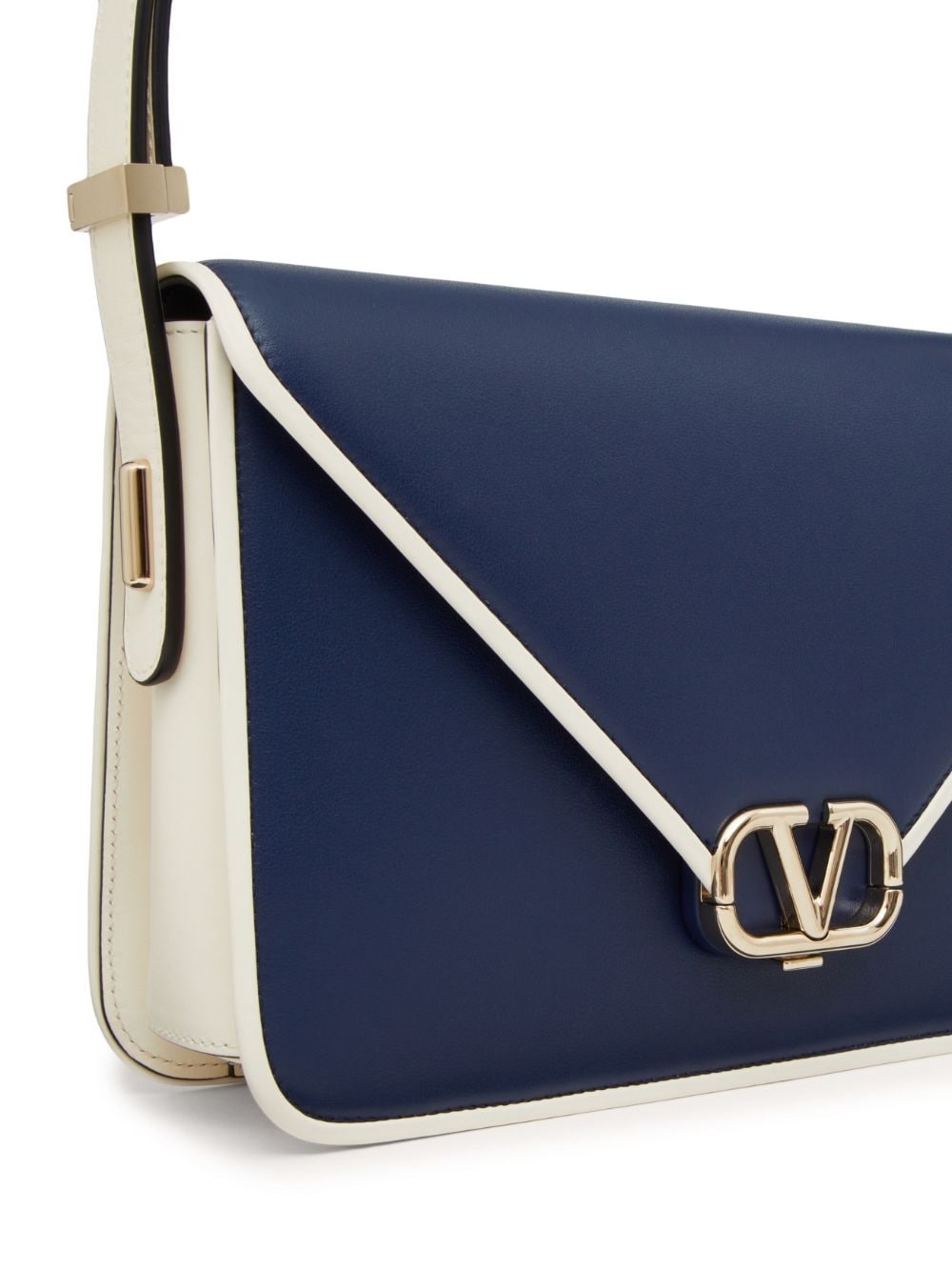 VLogo Letter two-tone bag - 5