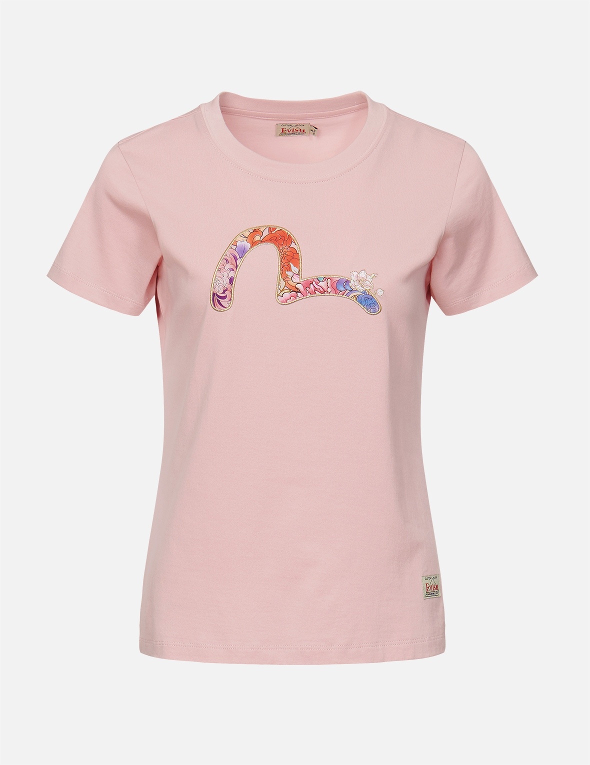 FLORAL-PATTERN SEAGULL PRINT T-SHIRT - 1