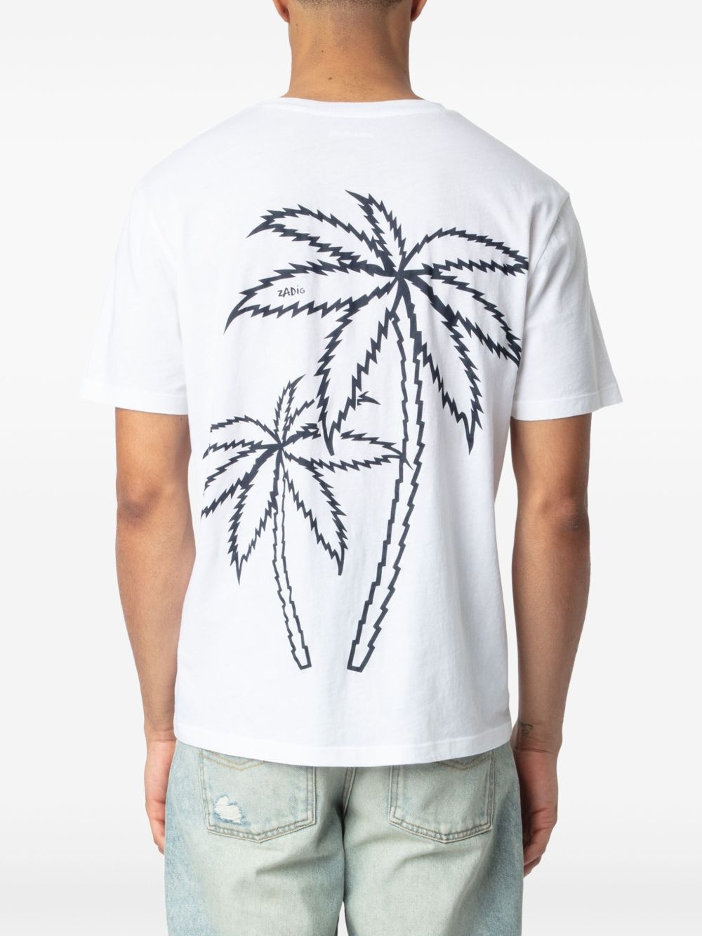graphic-print organic-cotton t-shirt - 6