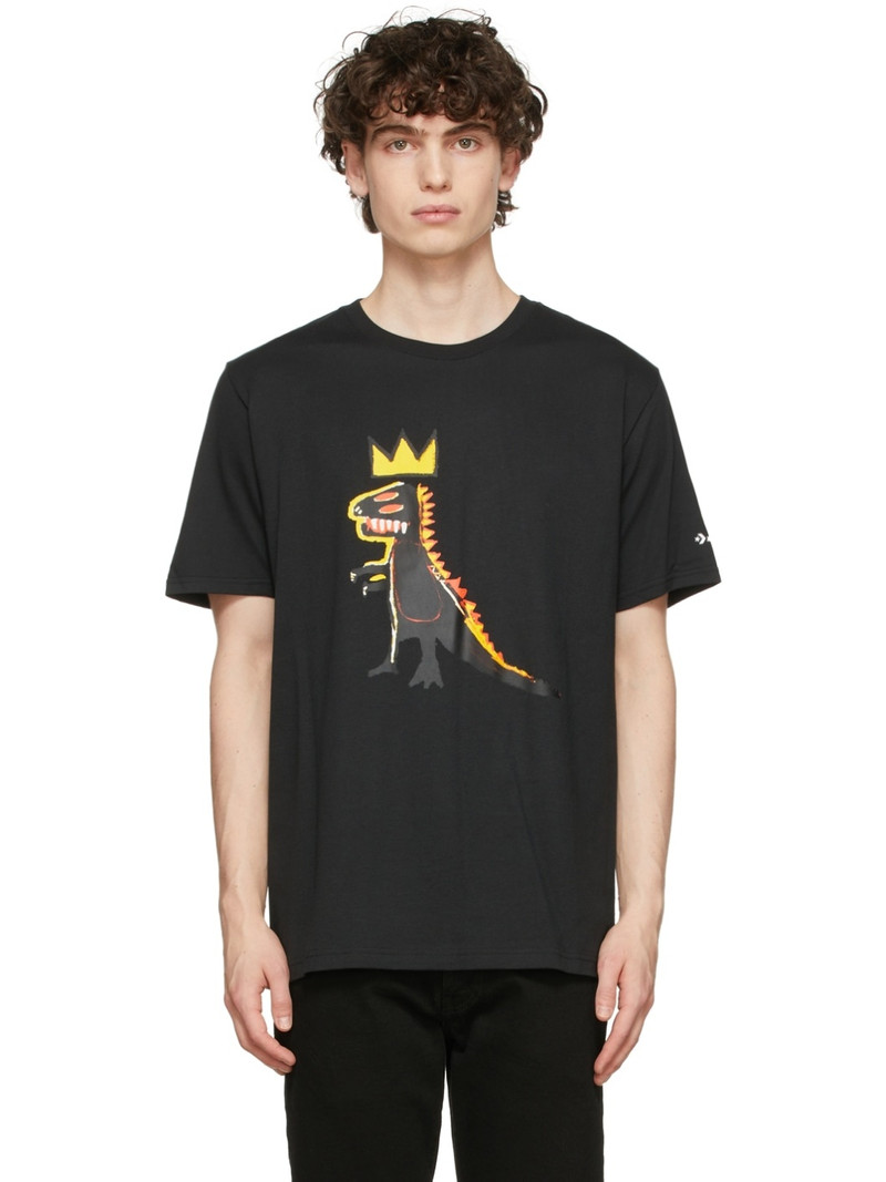 Black Jean-Michel Basquiat Edition Dino T-Shirt - 1