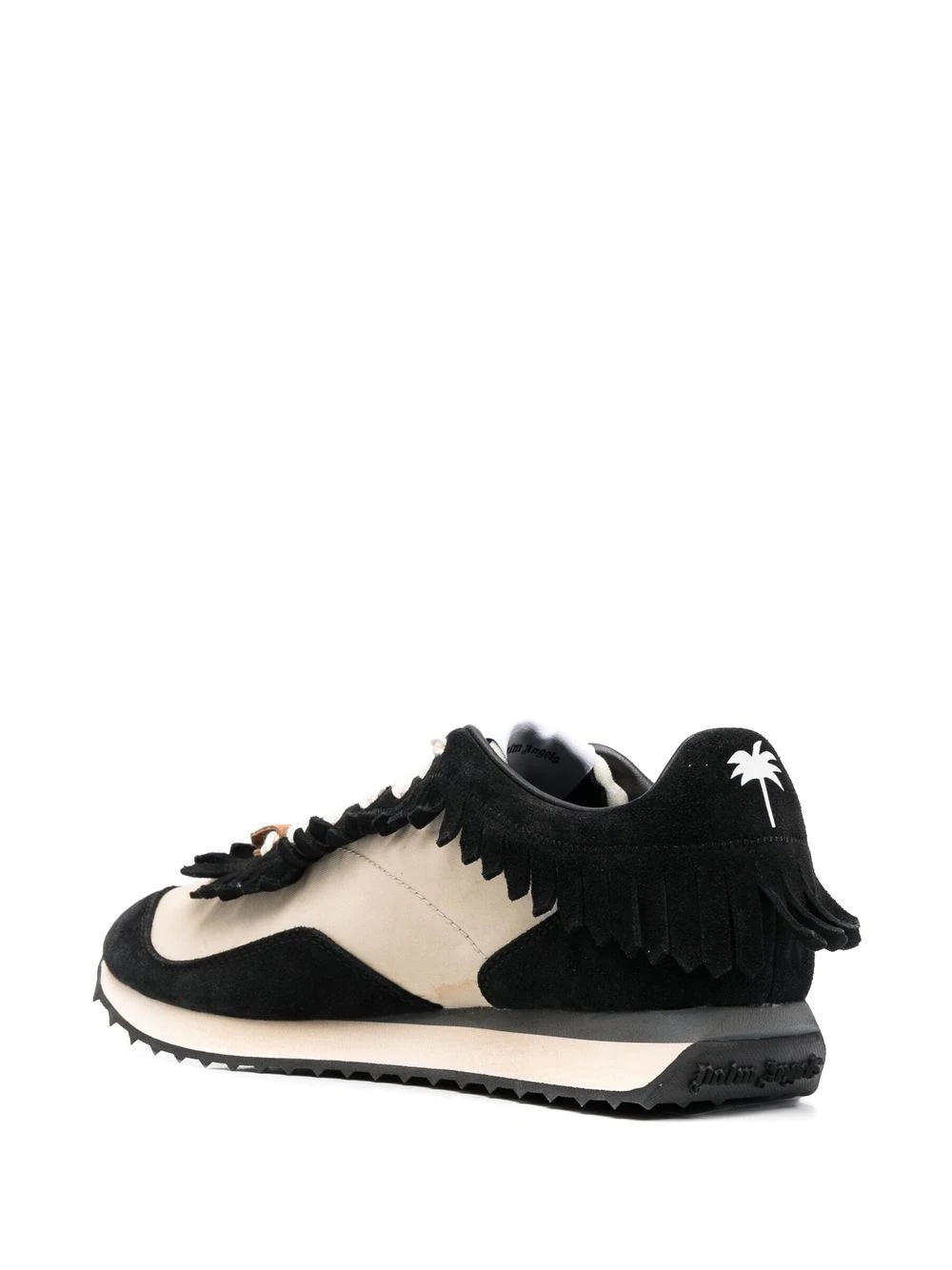 fringe low-top sneakers - 3