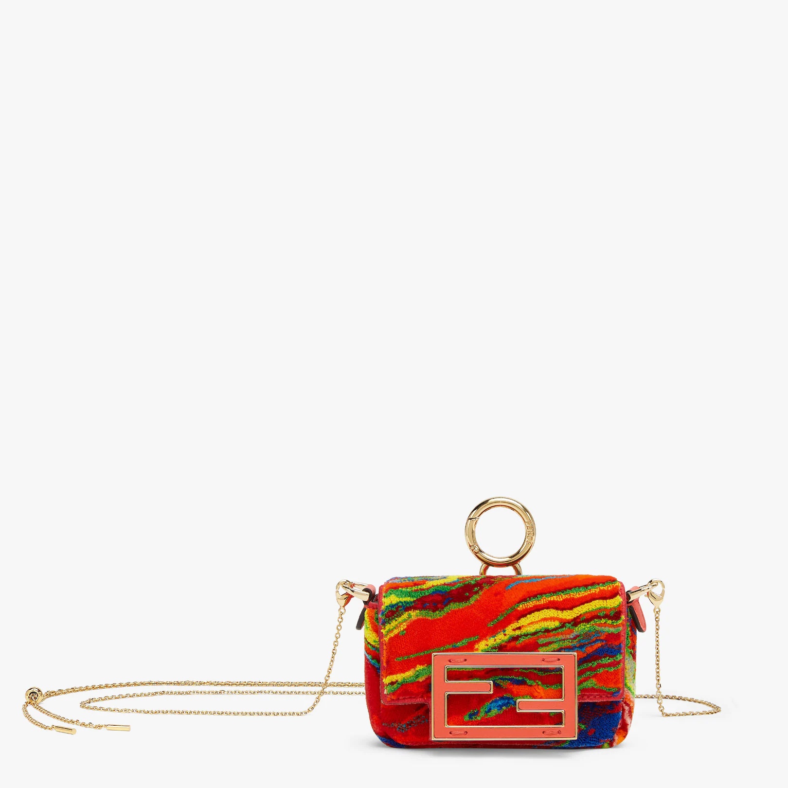 Red fabric charm - 1