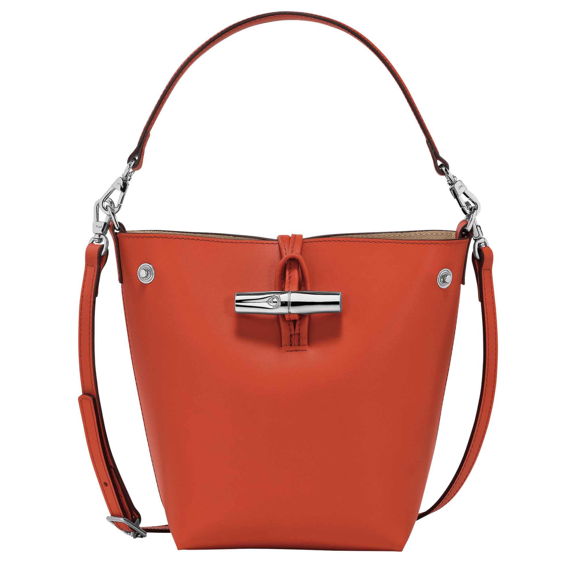 Le Roseau XS Bucket bag Paprika - Leather - 1