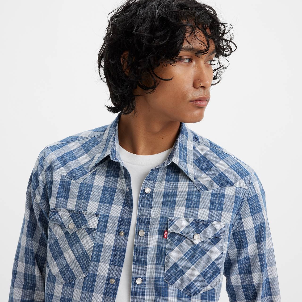 Levi s BARSTOW WESTERN DENIM SHIRT REVERSIBLE