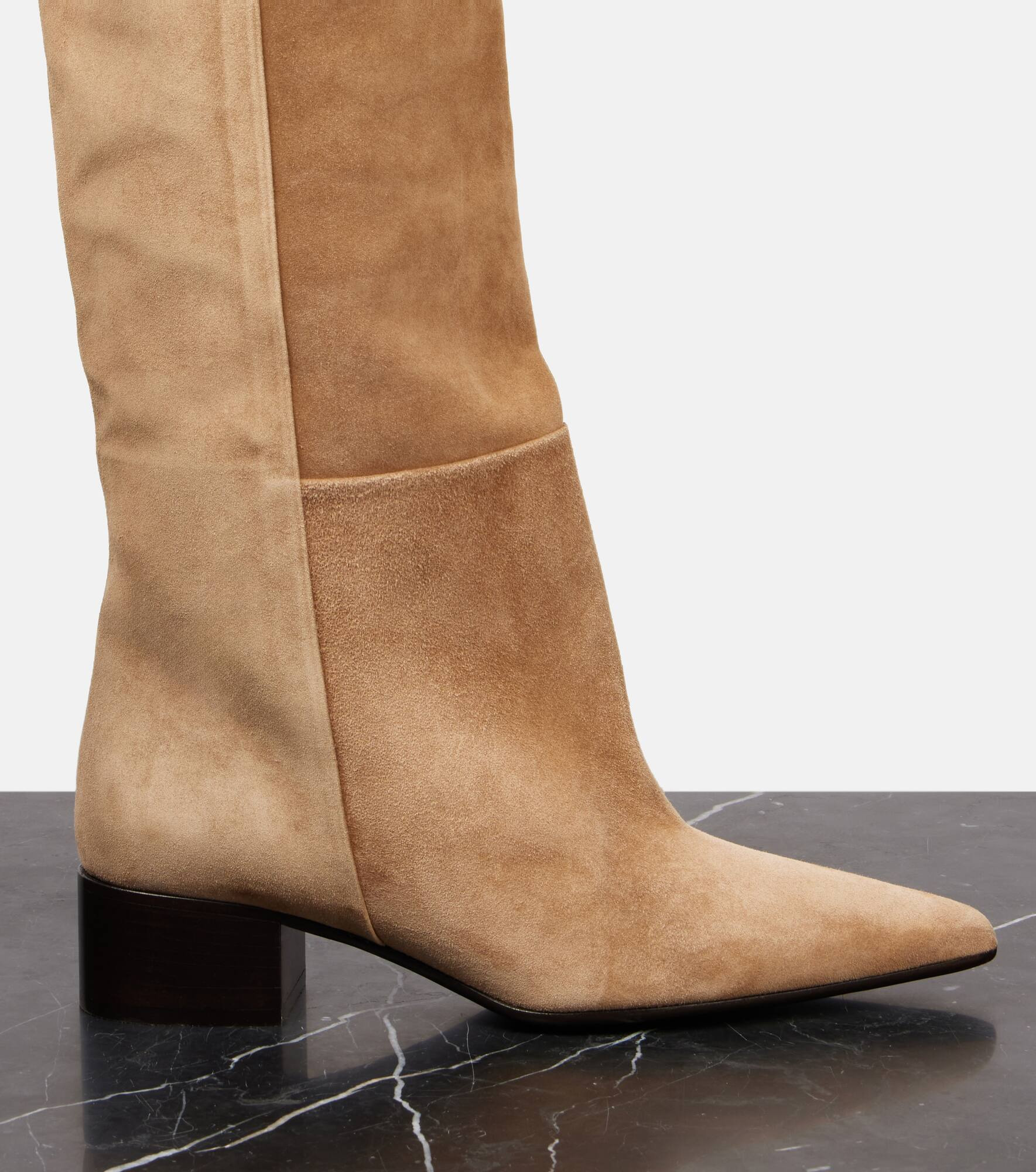 Andee 40 suede over-the-knee boots - 5