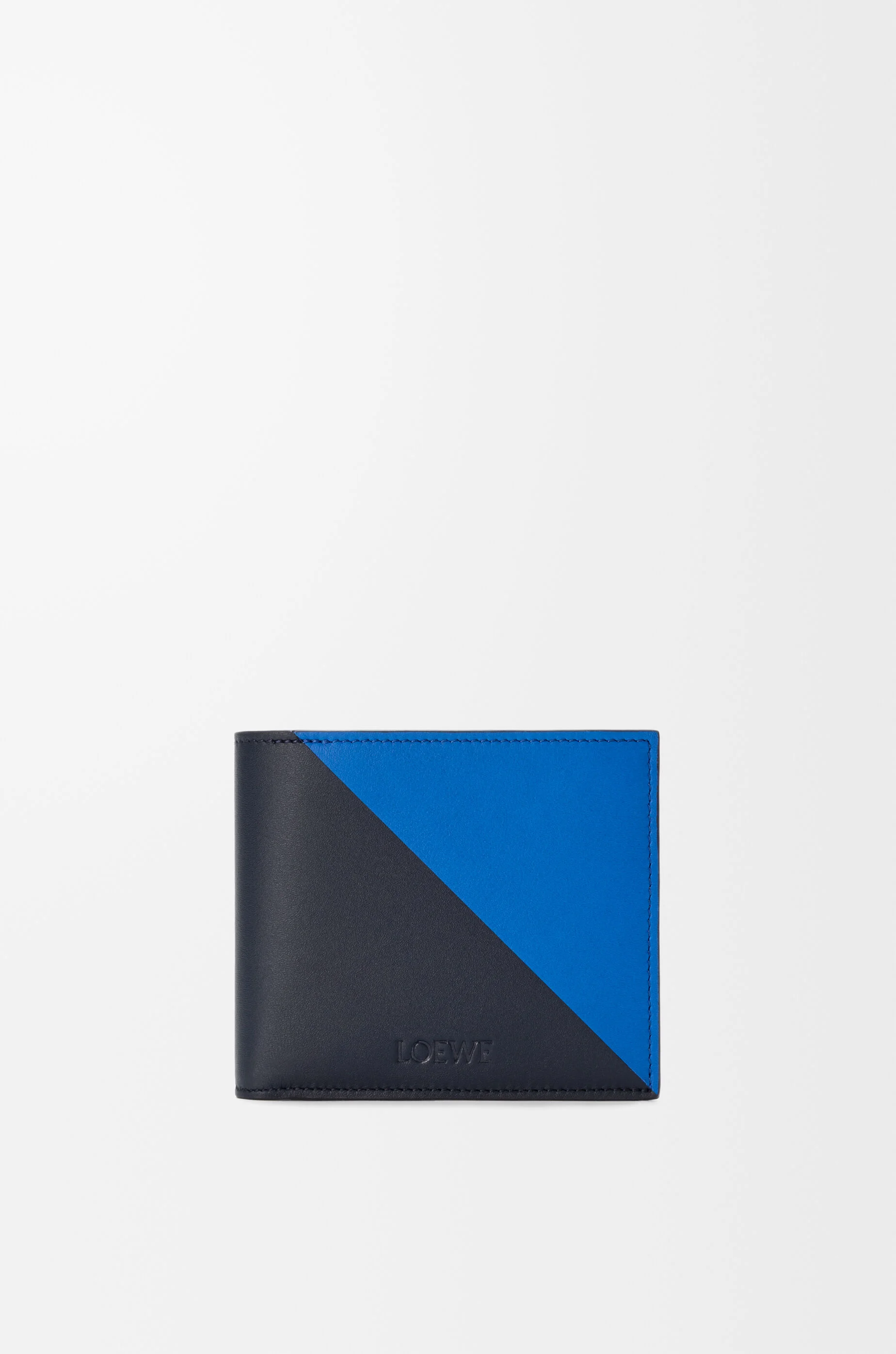 Flag bifold coin wallet in classic calfskin - 1