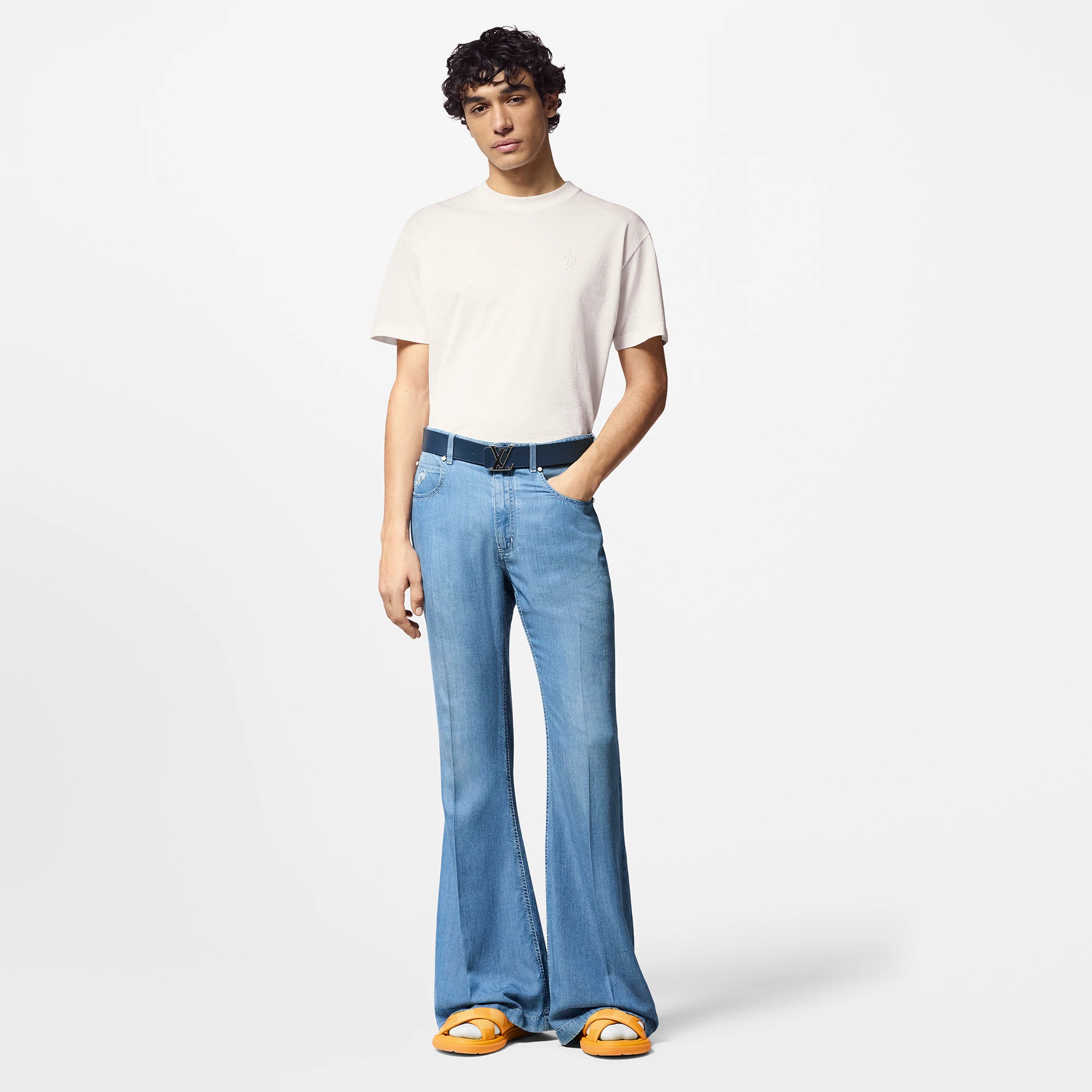 Damier Cotton Pique T-Shirt - 4