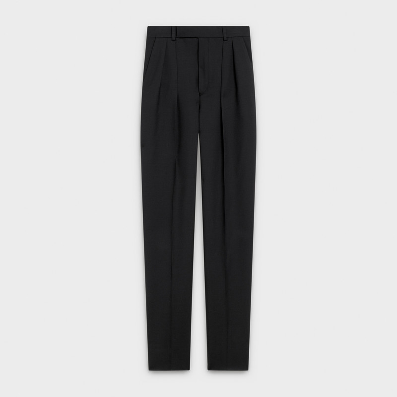 Classic pants in wool gabardine 1