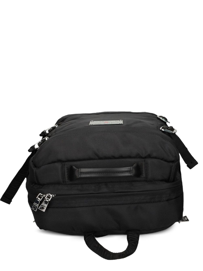 Moschino logo-plaque backpack outlook
