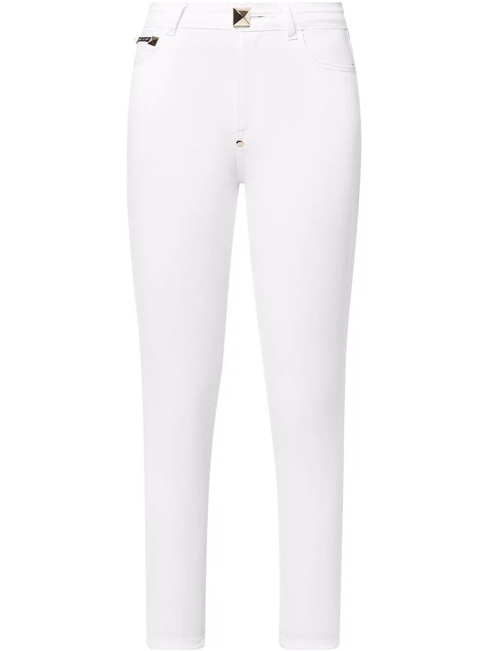 pyramid stud-detail high-rise skinny jeans - 1