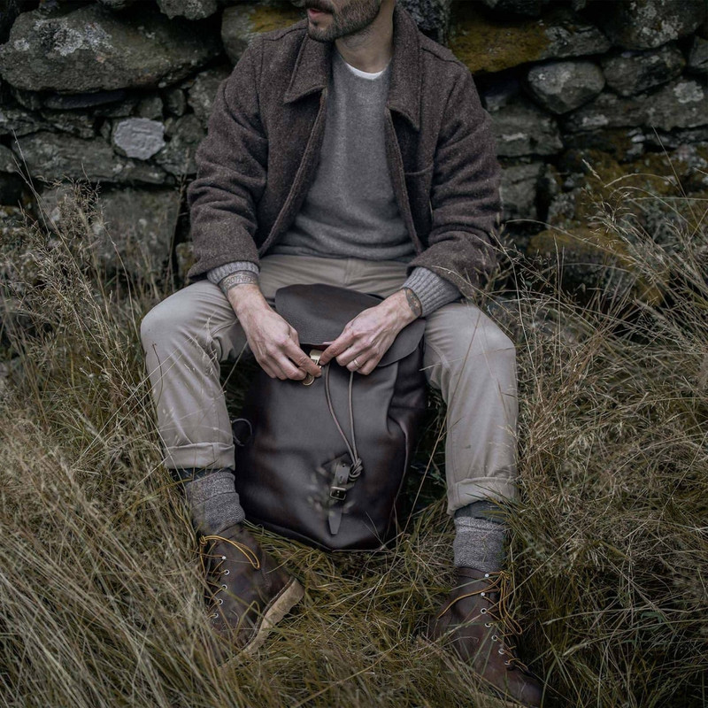 ZIBELINE BACKPACK - DARK BROWN 6