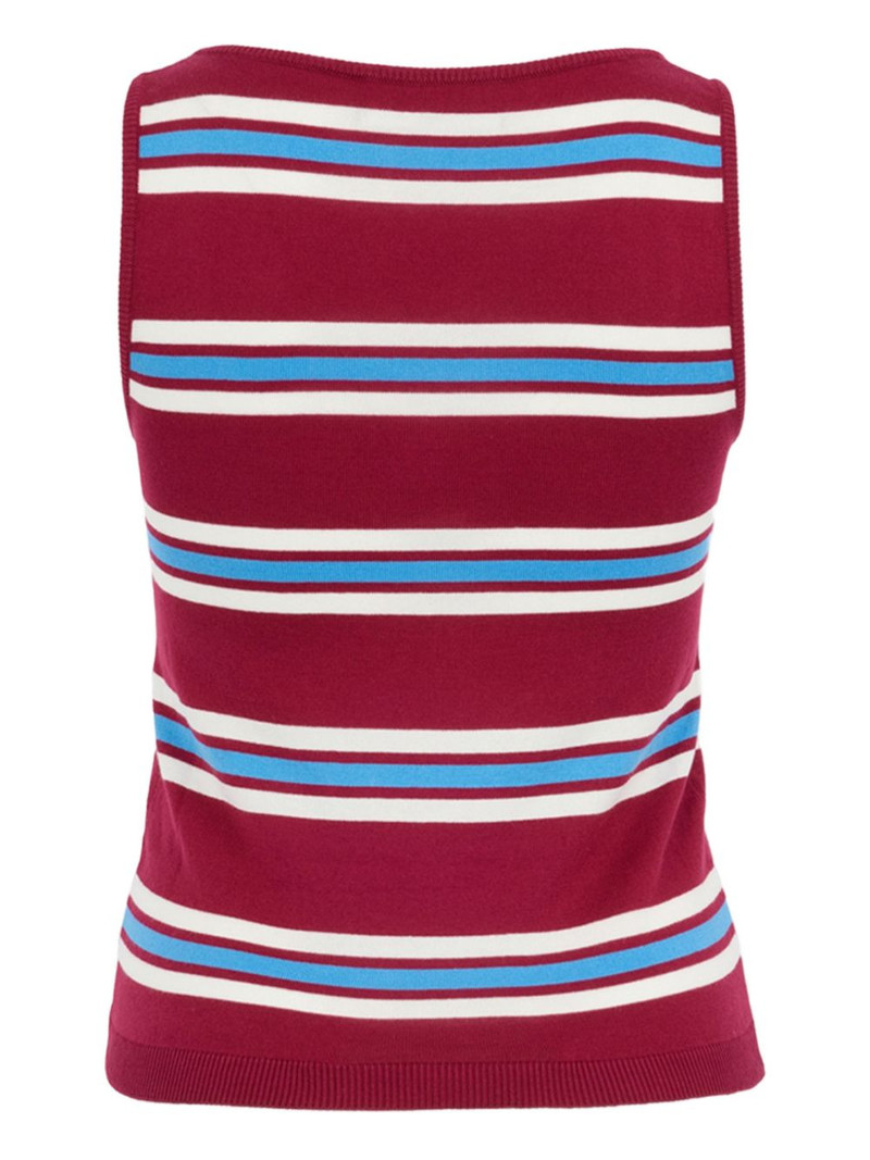 DSQUARED2 striped knit tank top outlook