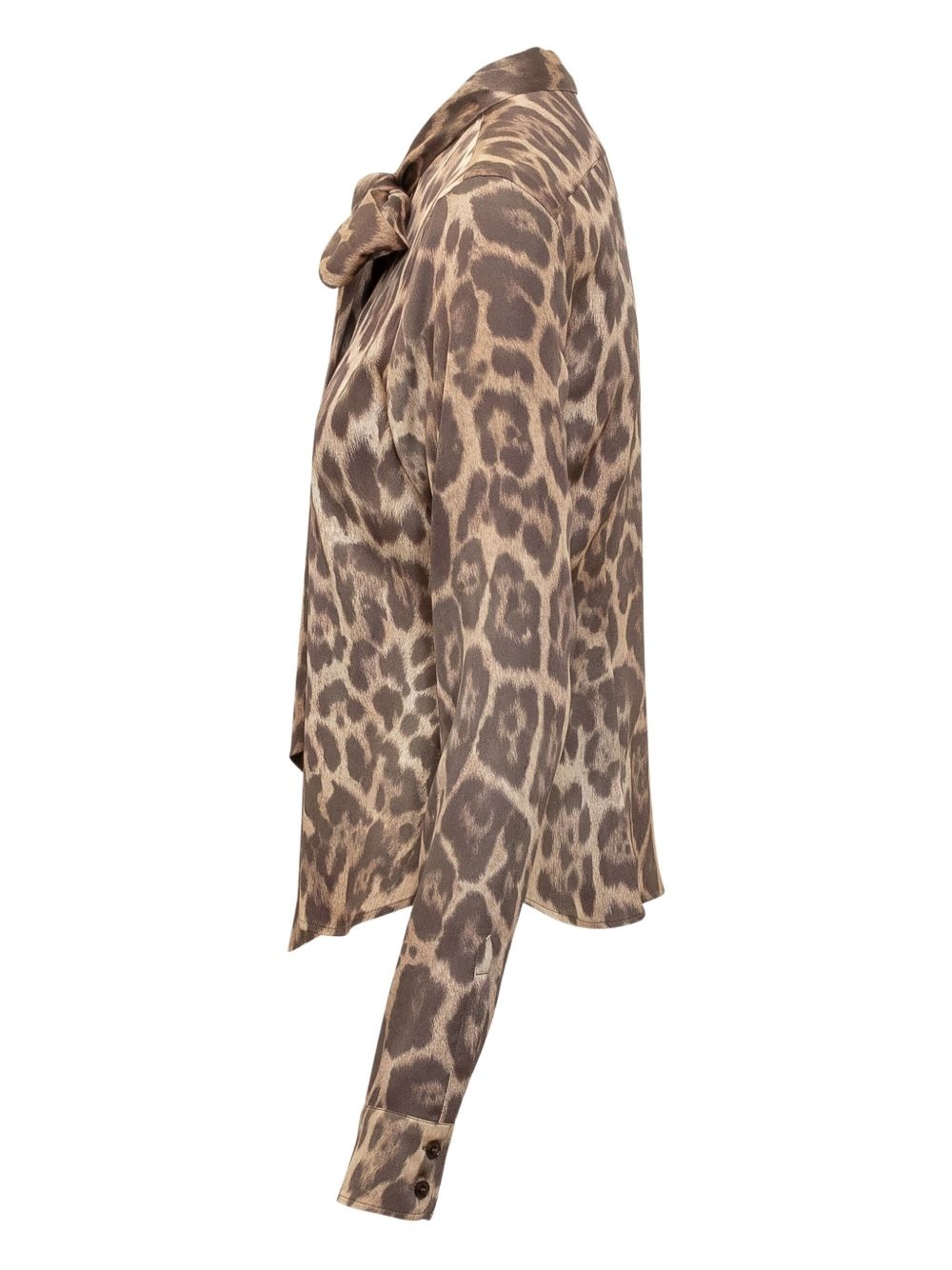 leopard-print blouse - 3