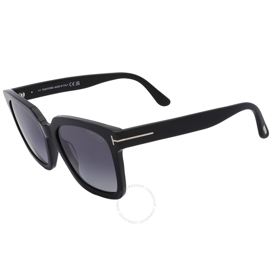 Tom Ford Selby Polarized Smoke Square Ladies Sunglasses FT0952 01D 55 - 4