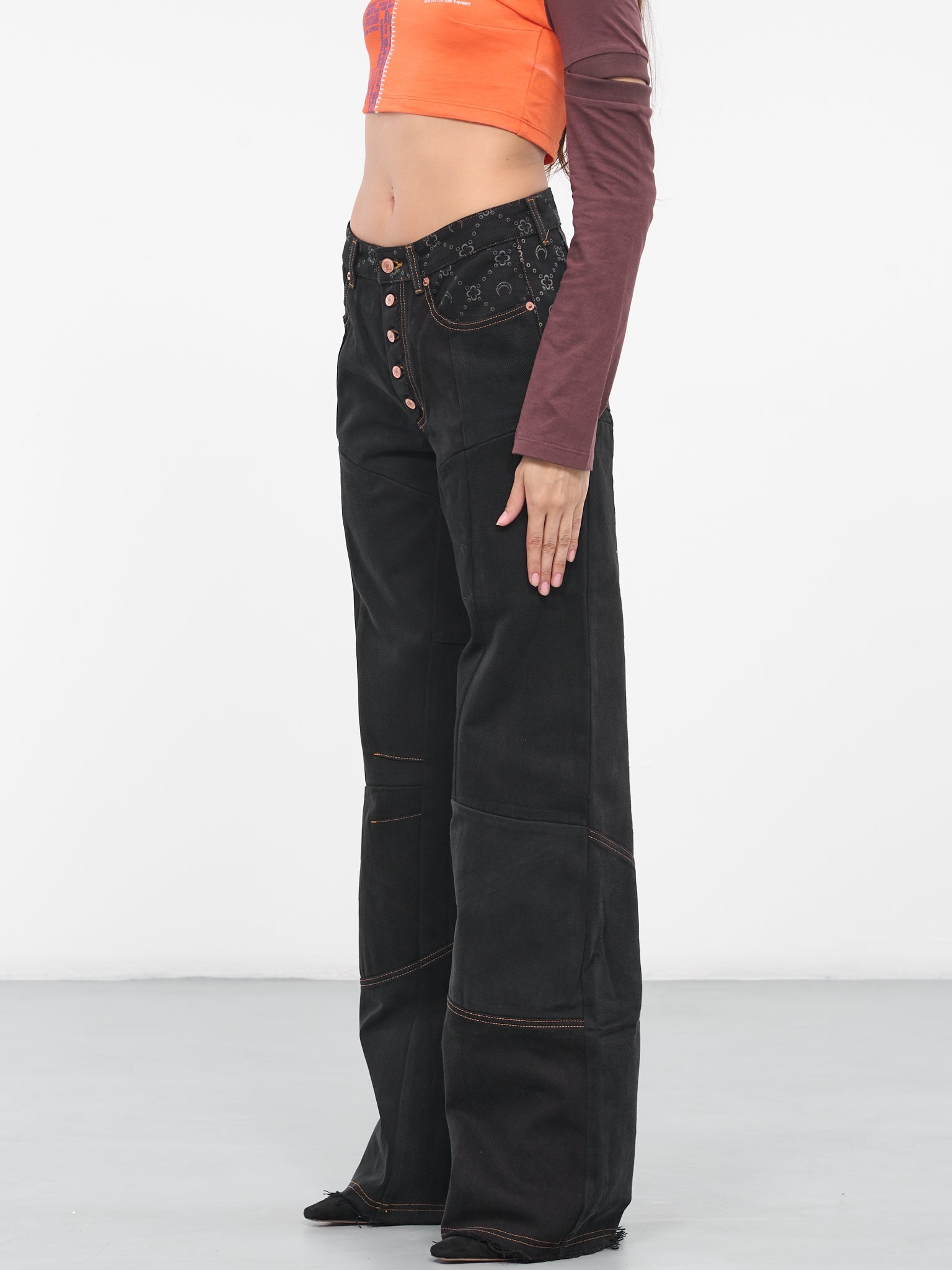 Regenerated Flare Denim Pants - 2