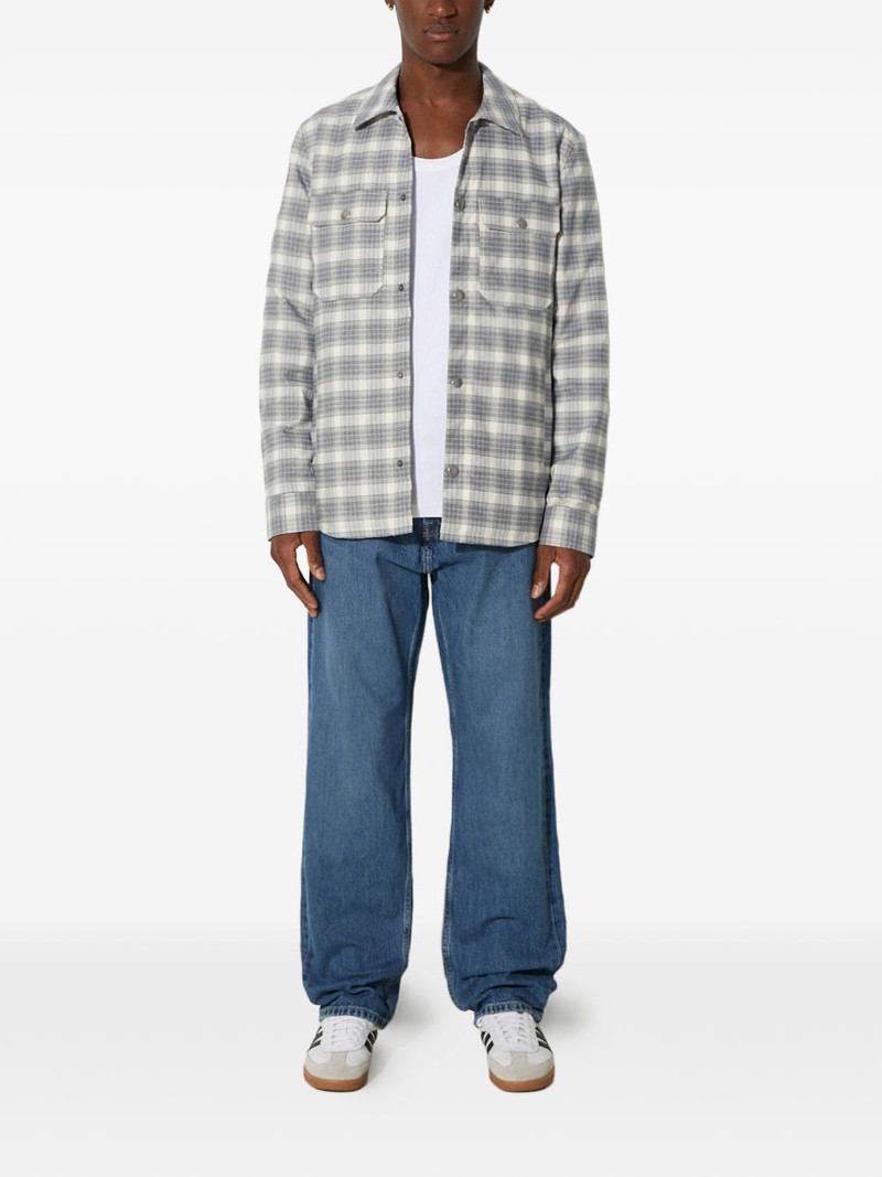 A.P.C. check-pattern pocket shirt outlook