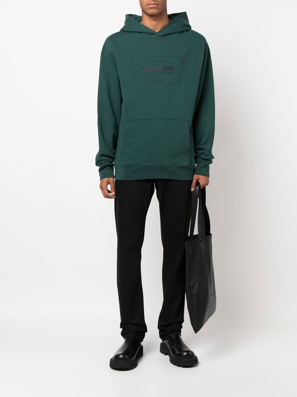 logo-print hoodie - 2
