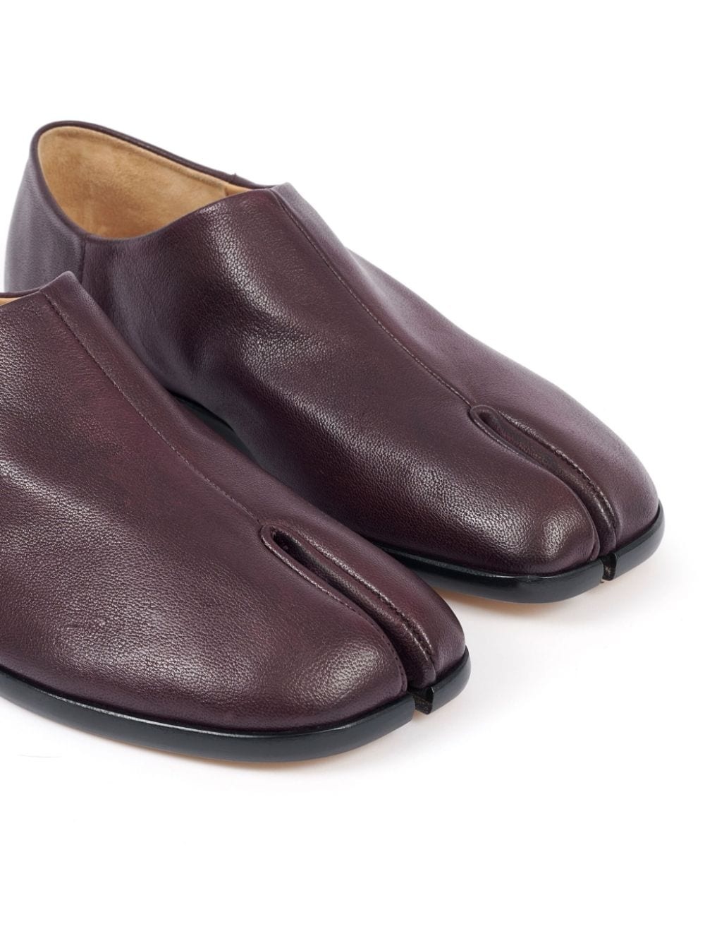 Tabi leather babouche shoes - 4