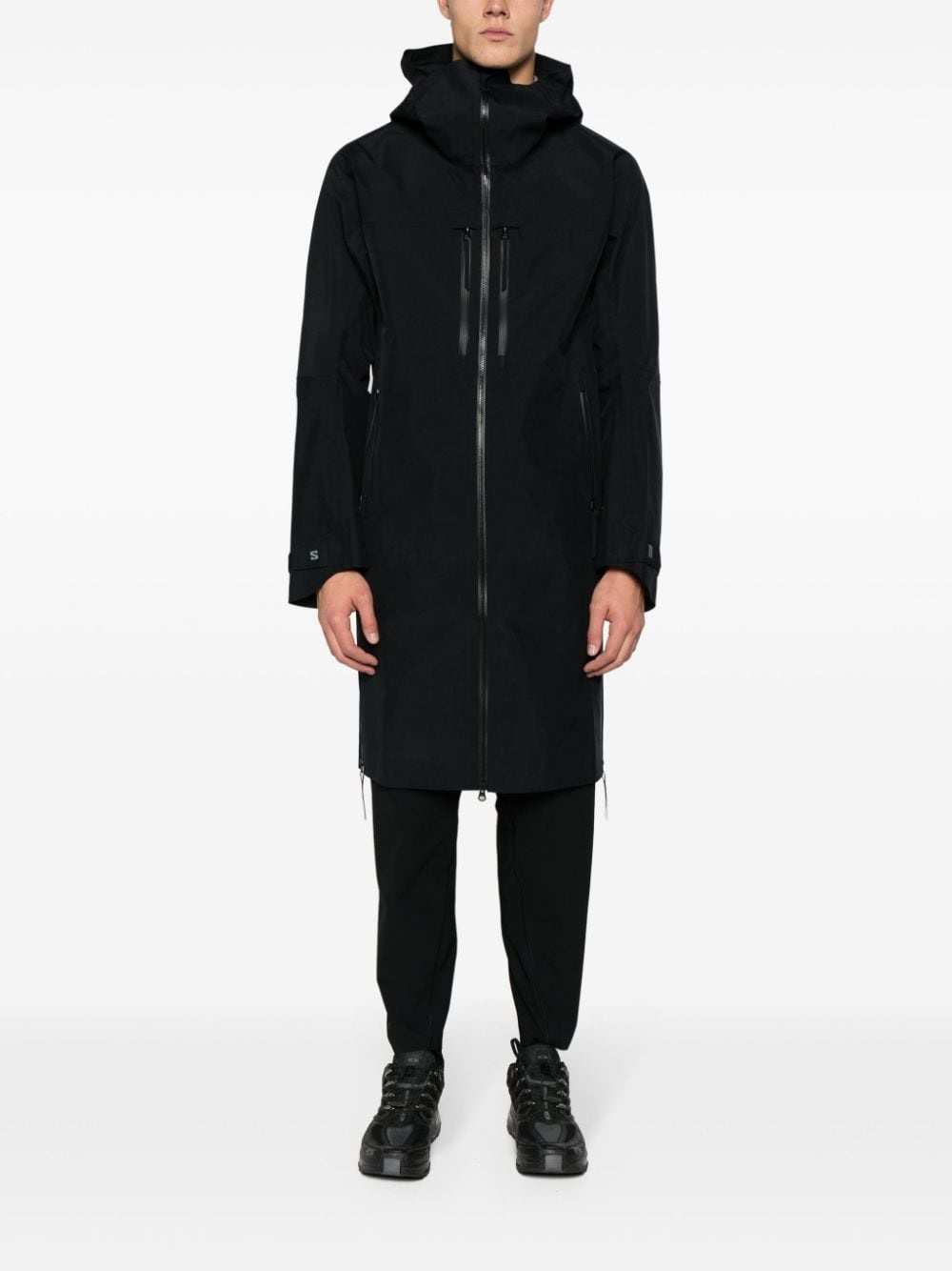 x Boris Bidjan Saberi 11s Gore-Tex long raincoat - 2