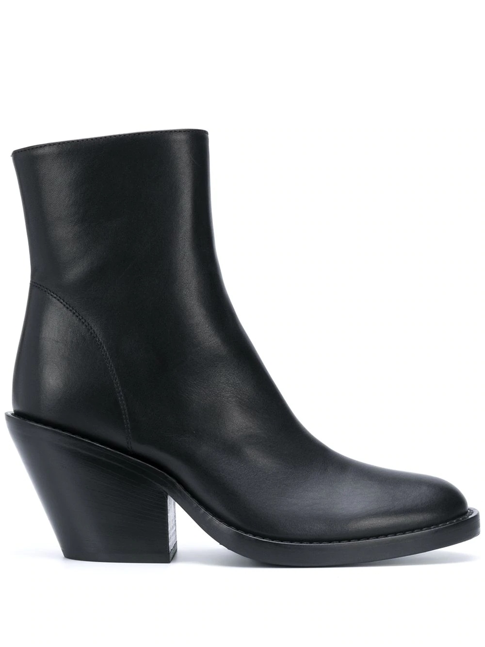 tapered heel ankle boots - 1