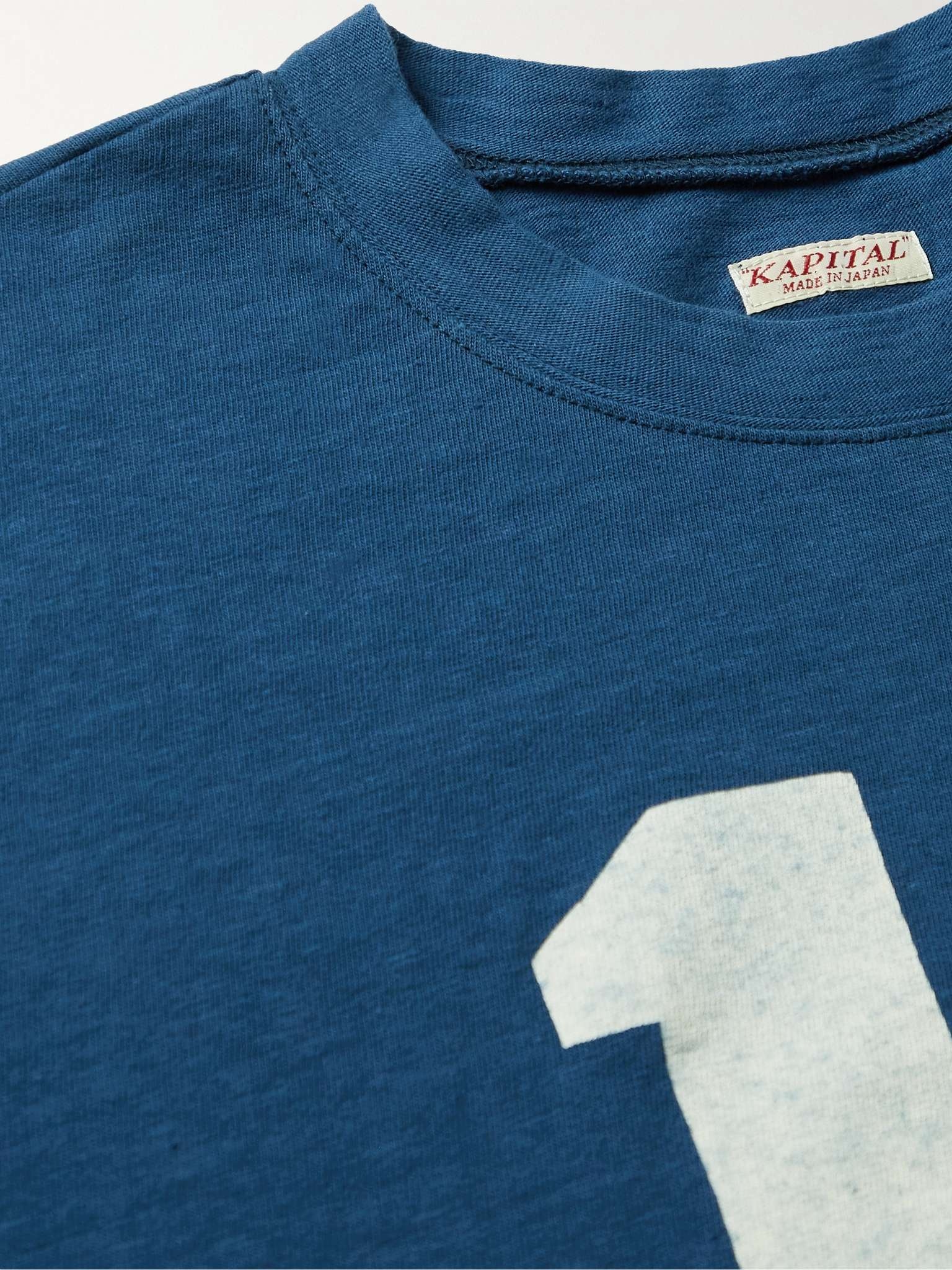 Striped Printed Cotton-Jersey T-Shirt - 5