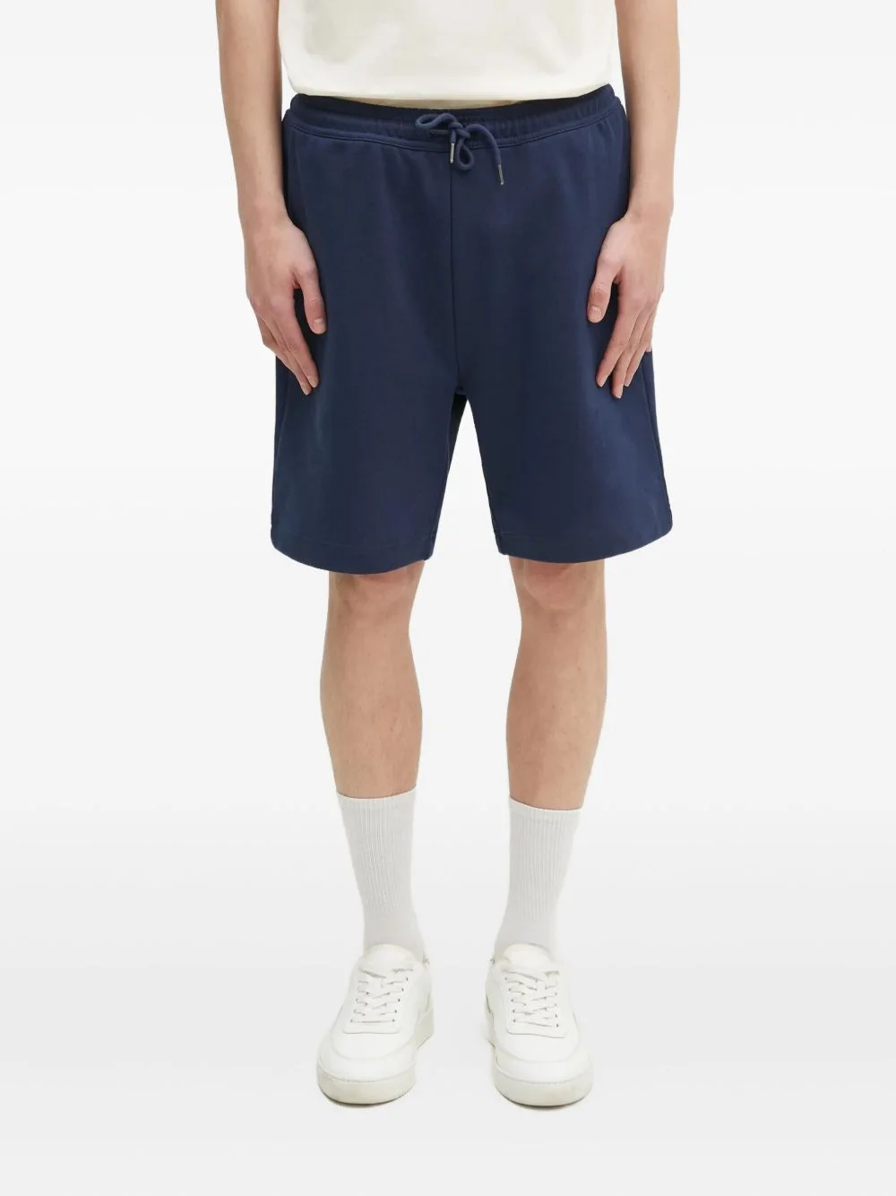 logo-embroidered shorts - 1