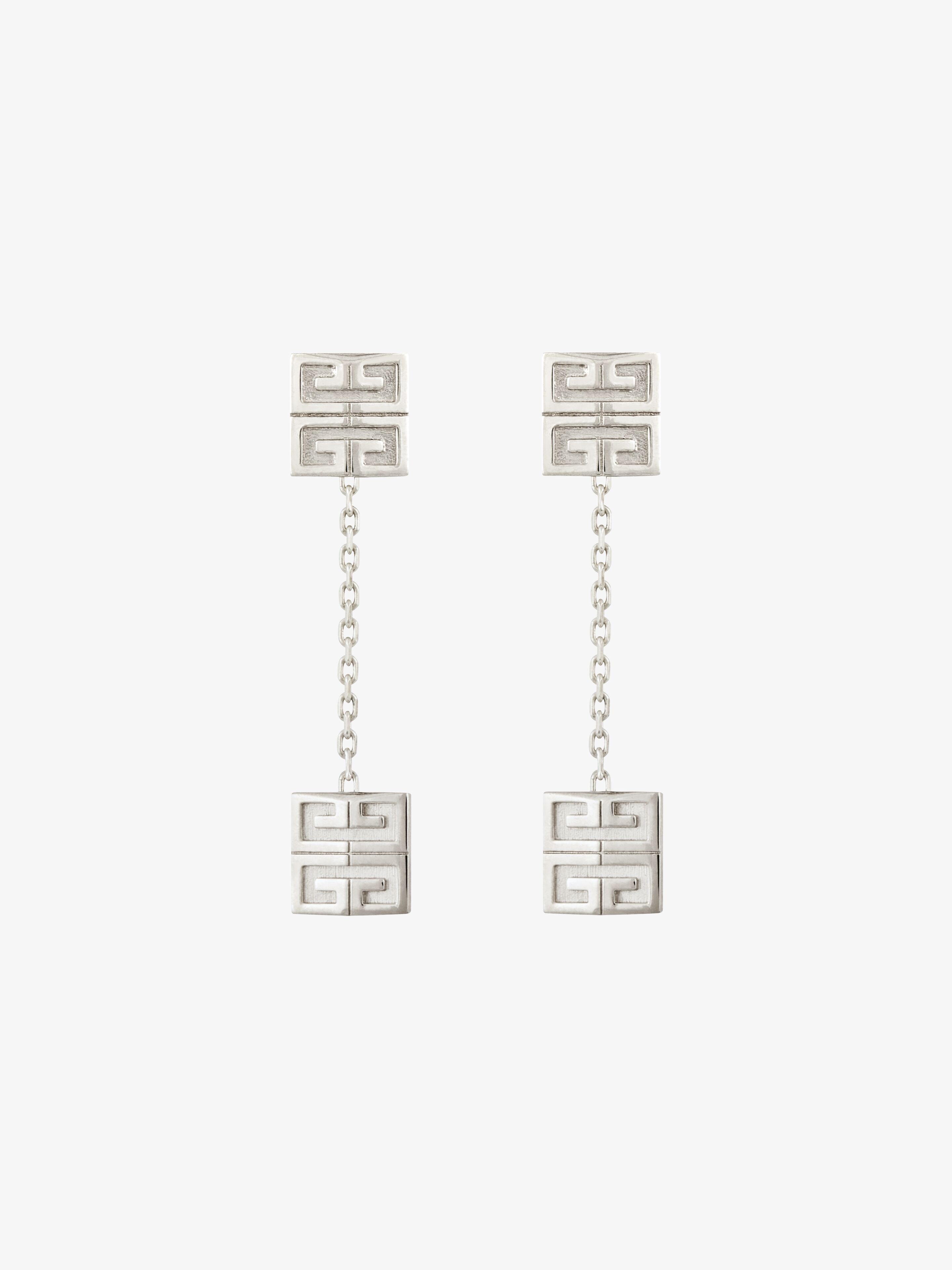4G PENDANT EARRINGS IN METAL - 1