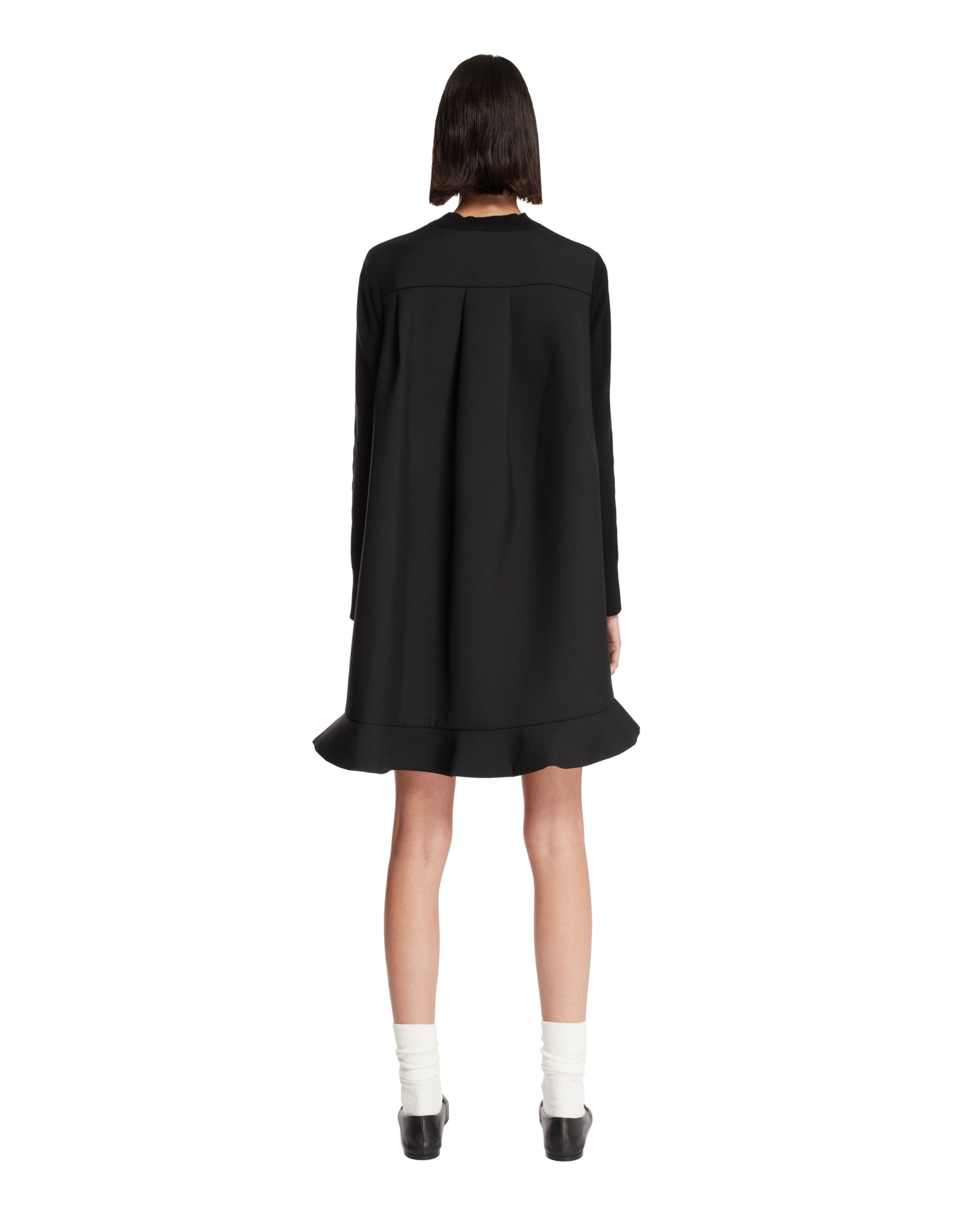 Black Flared Dress - 3