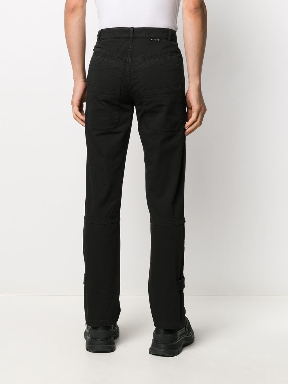 multi-pocket straight-leg jeans - 4