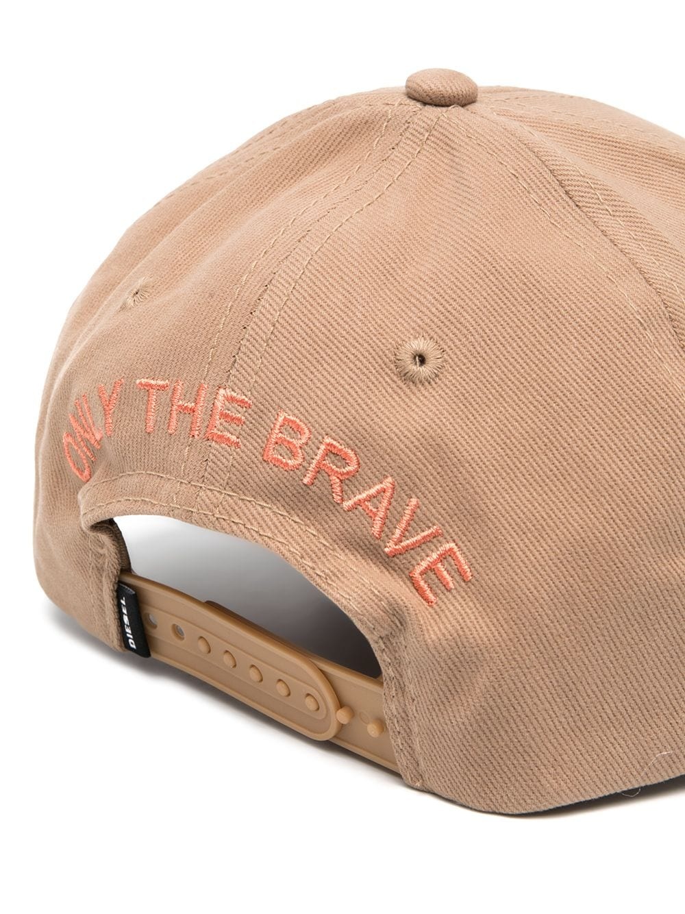 slogan embroidered cap - 2