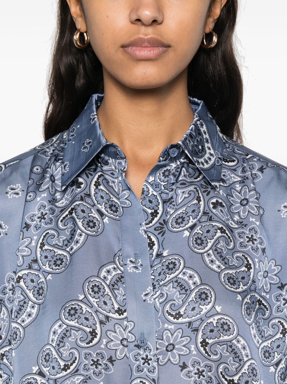 floral-print shirt - 5