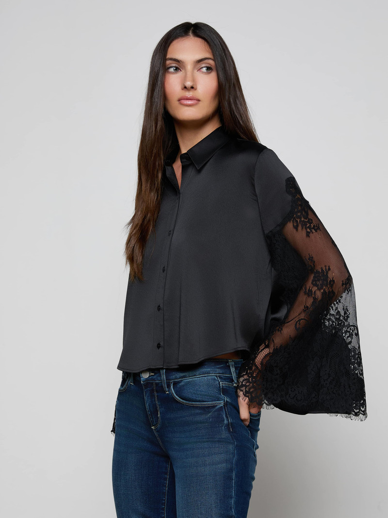 Capri Lace Sleeve Blouse 3