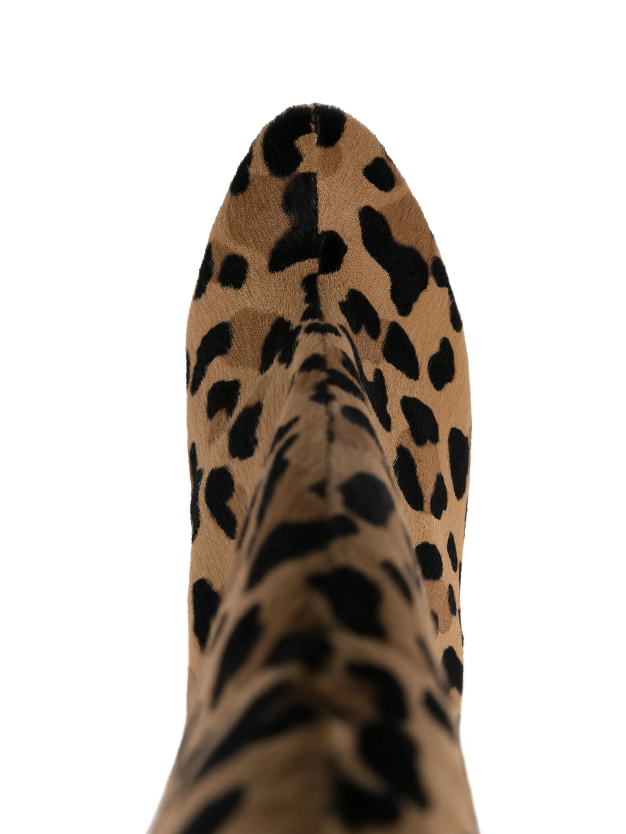 90mm leopard-print boots - 4