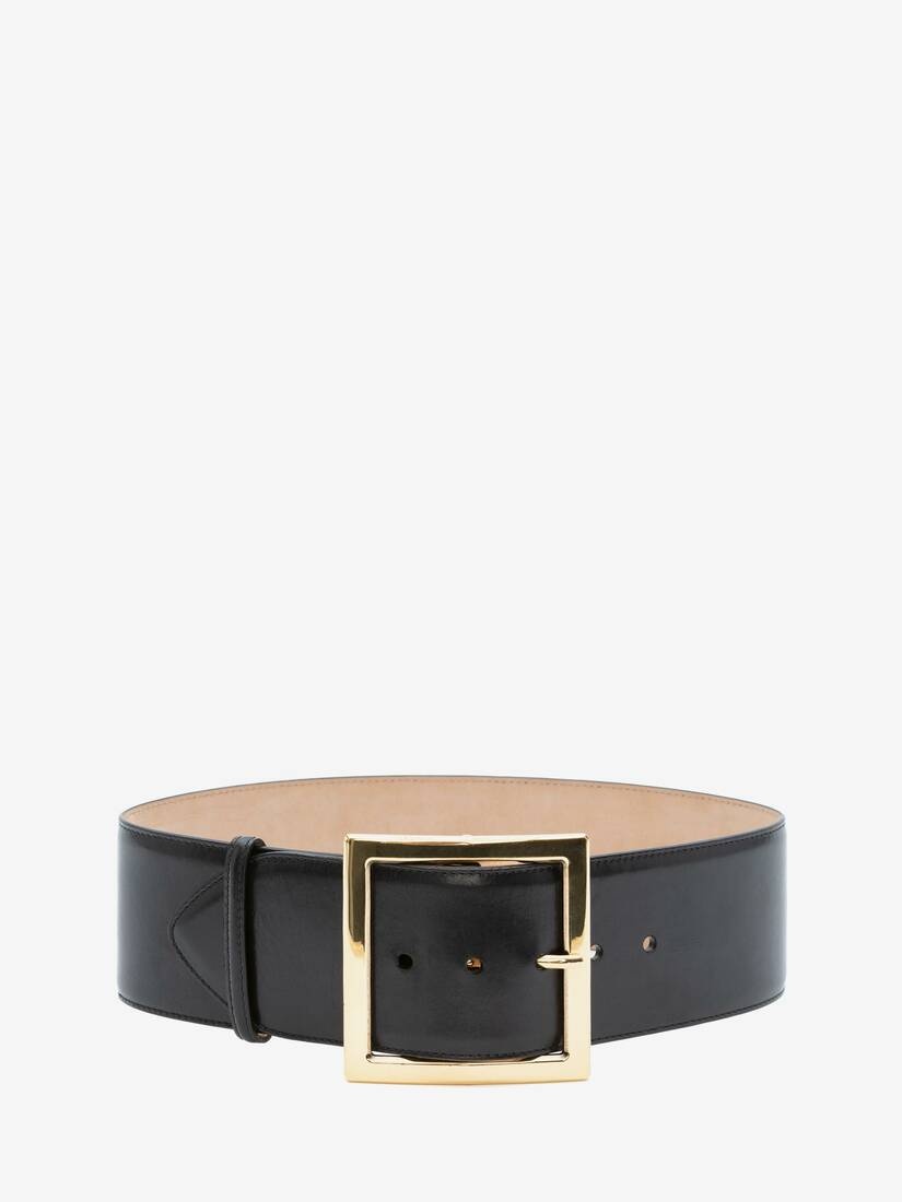 Square Belt in Black - 1