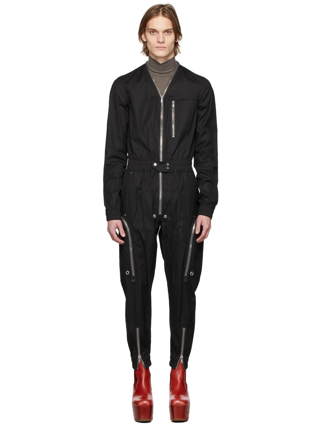 Black Bauhaus Larry Flightsuit - 1